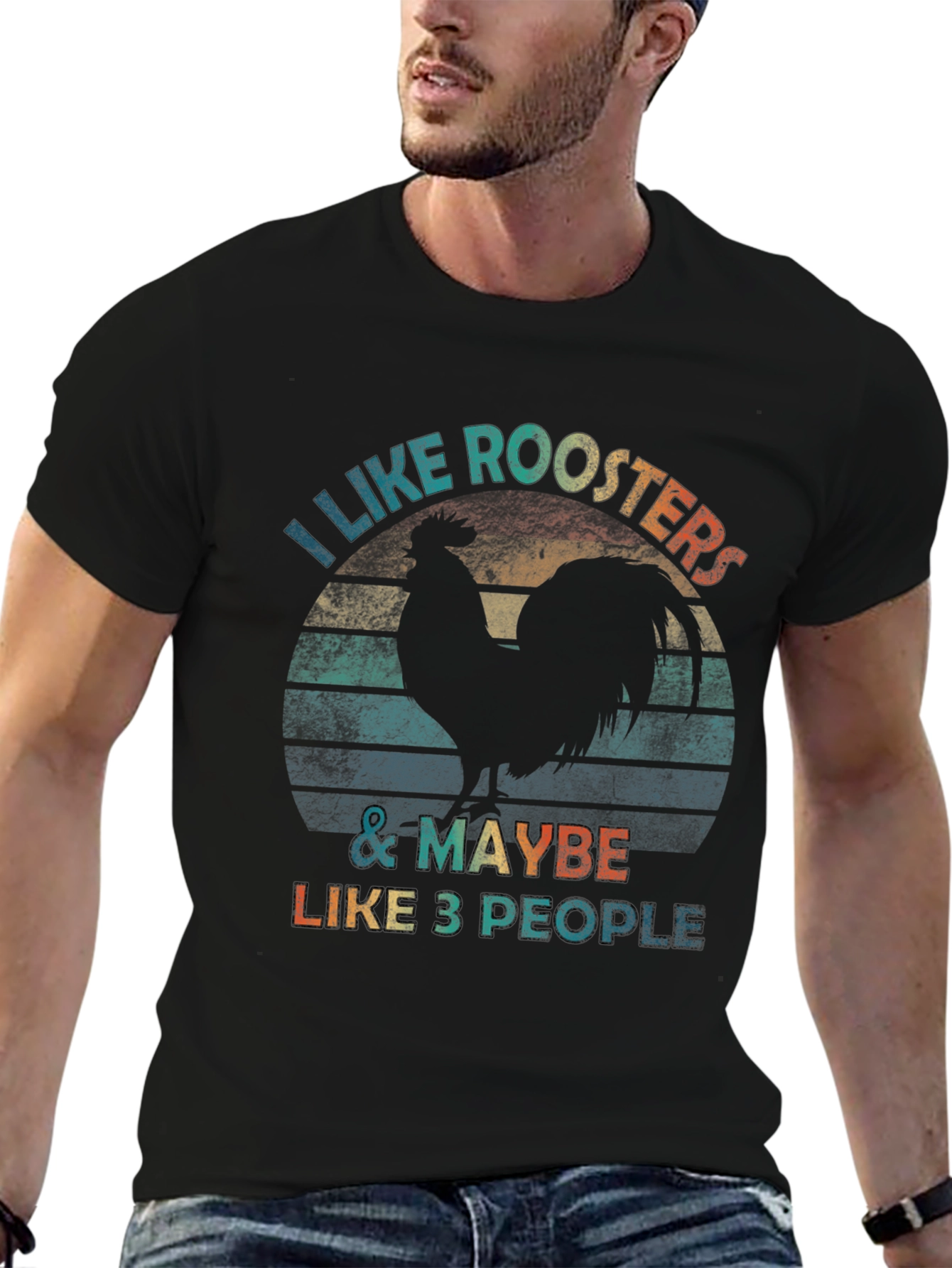 I Like Roosters & Maybe 3 People T-Shirt