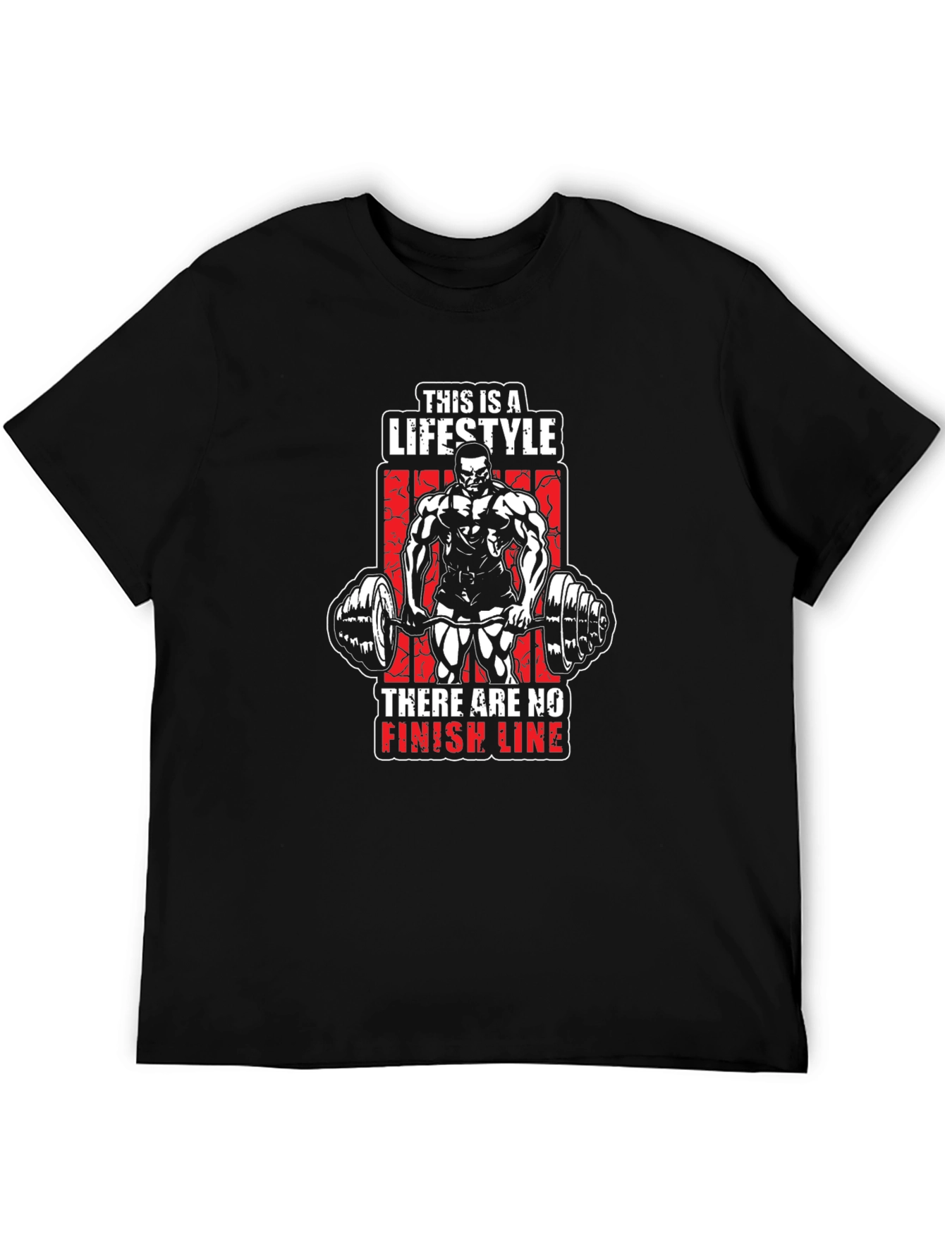 Lifestyle Fitness T-Shirt - Bodybuilding Motivation Tee