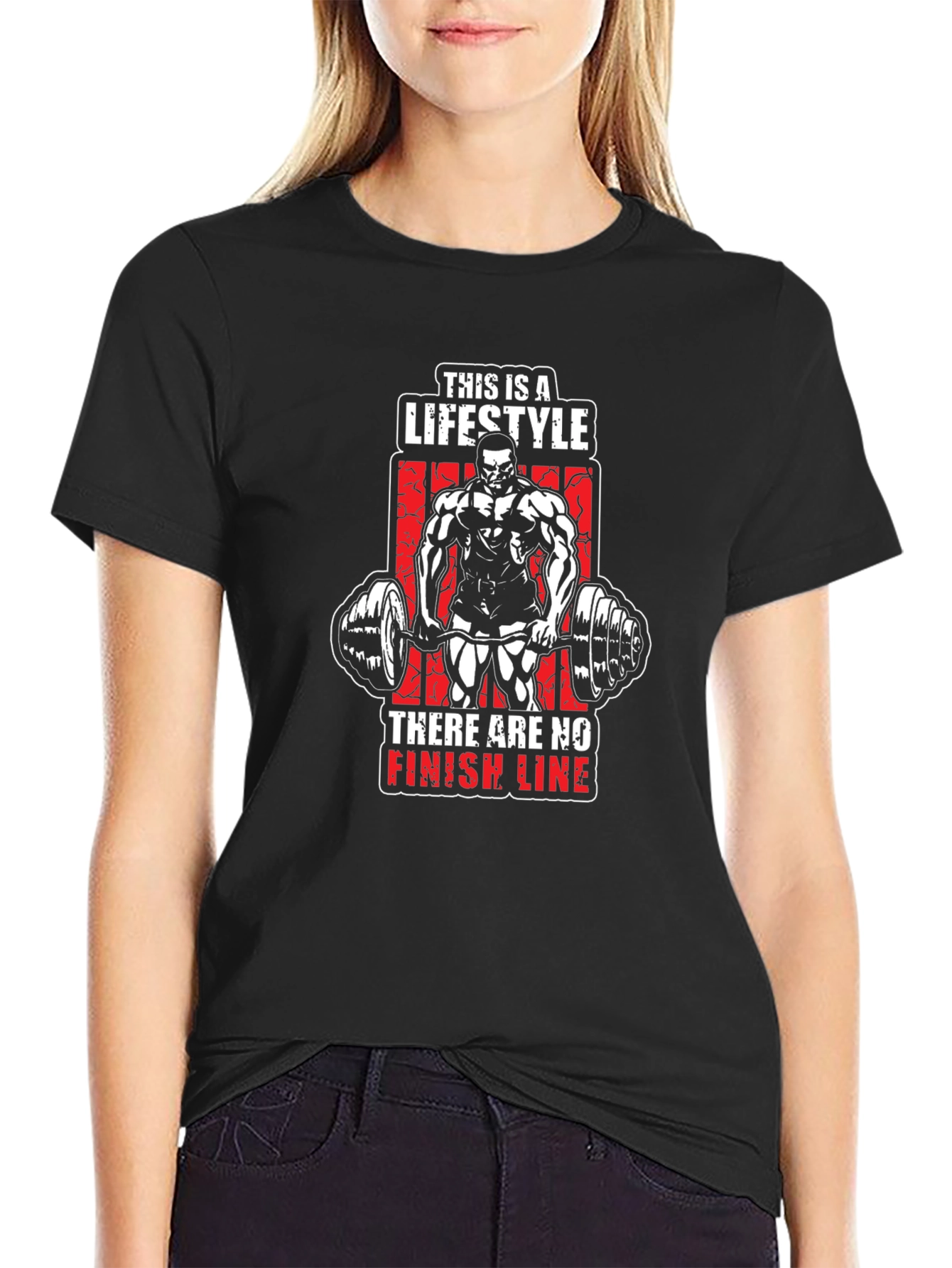 Lifestyle Fitness T-Shirt - Bodybuilding Motivation Tee