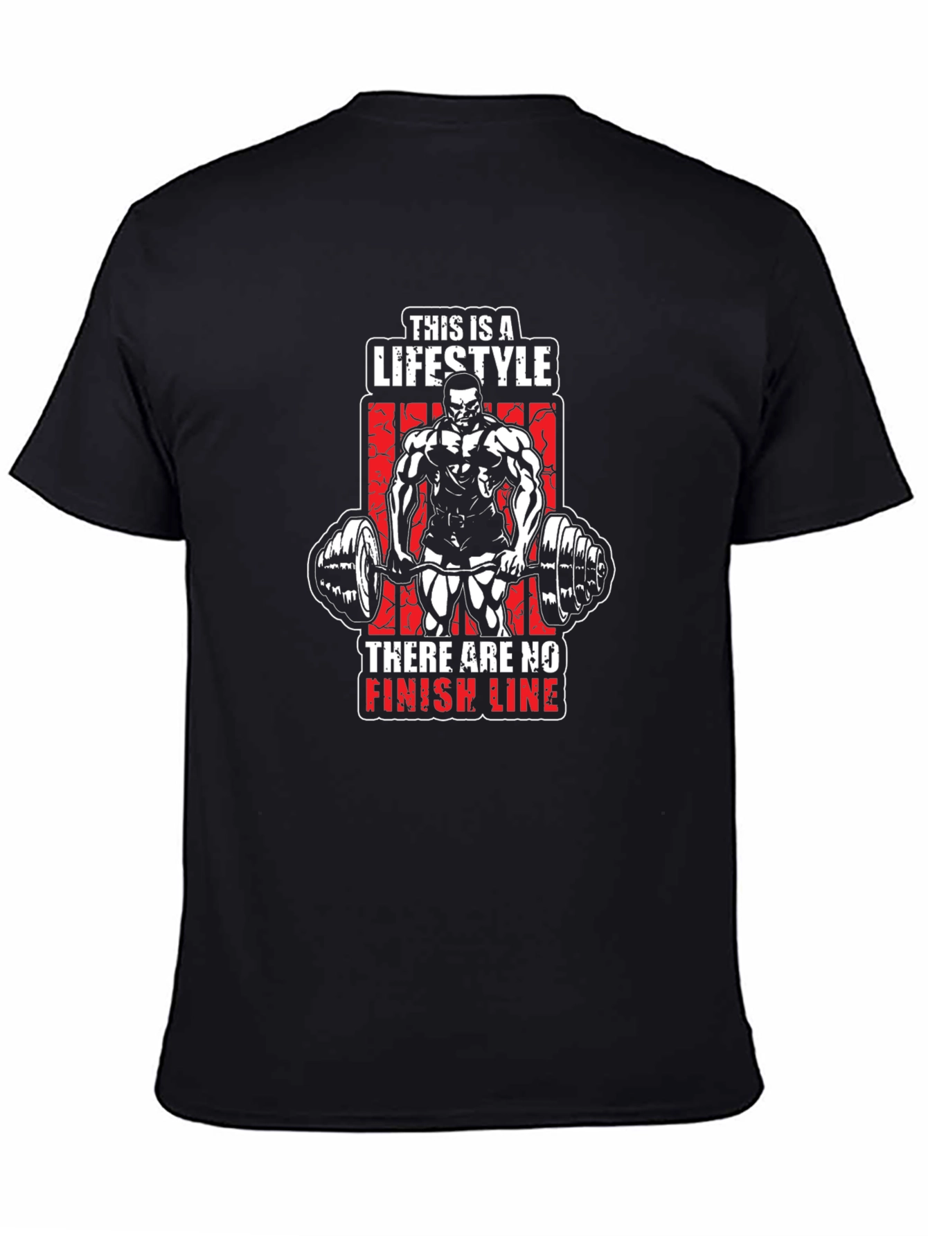 Lifestyle Fitness T-Shirt - Bodybuilding Motivation Tee