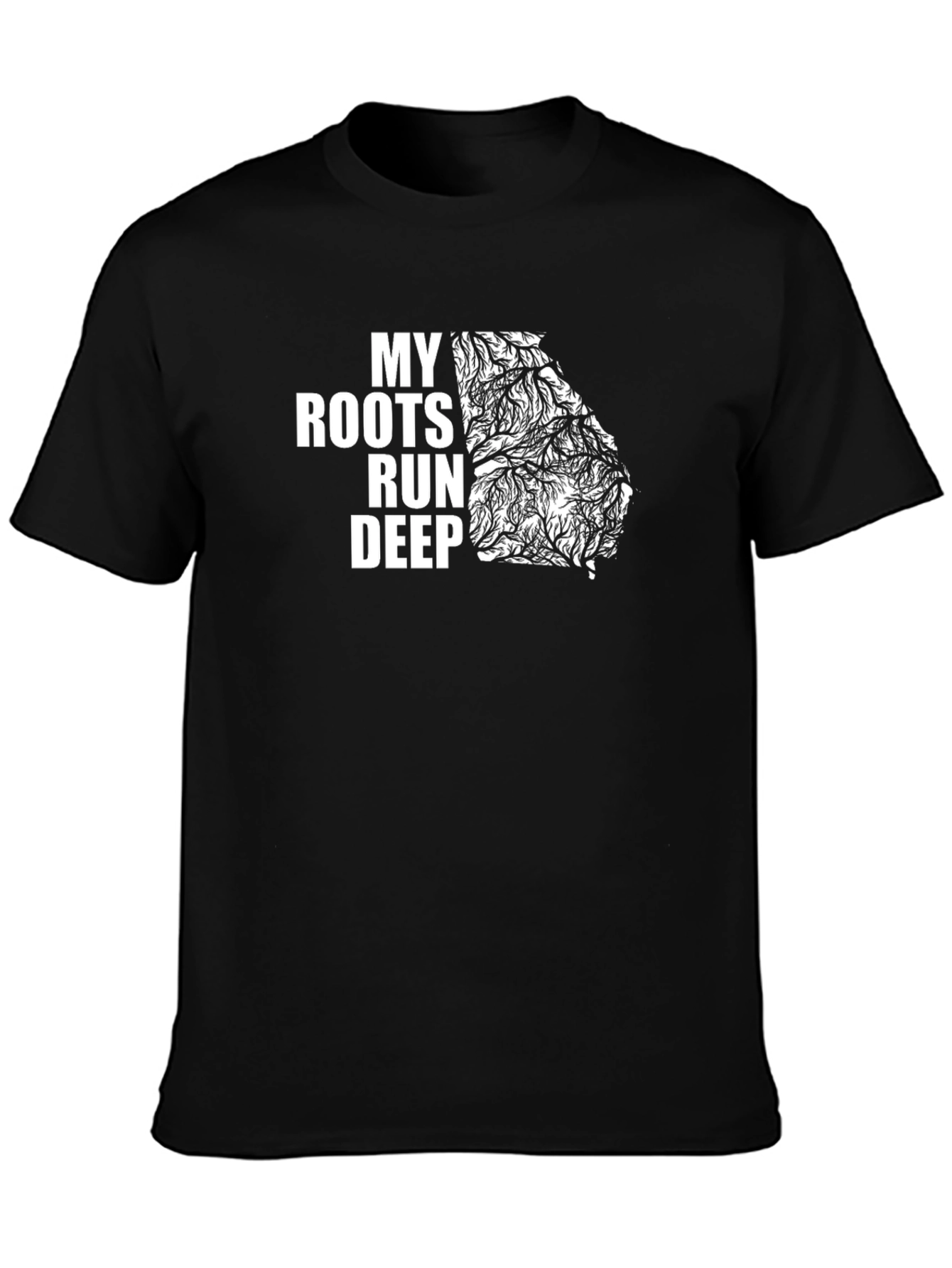 My Roots Run Deep Black Graphic Tee