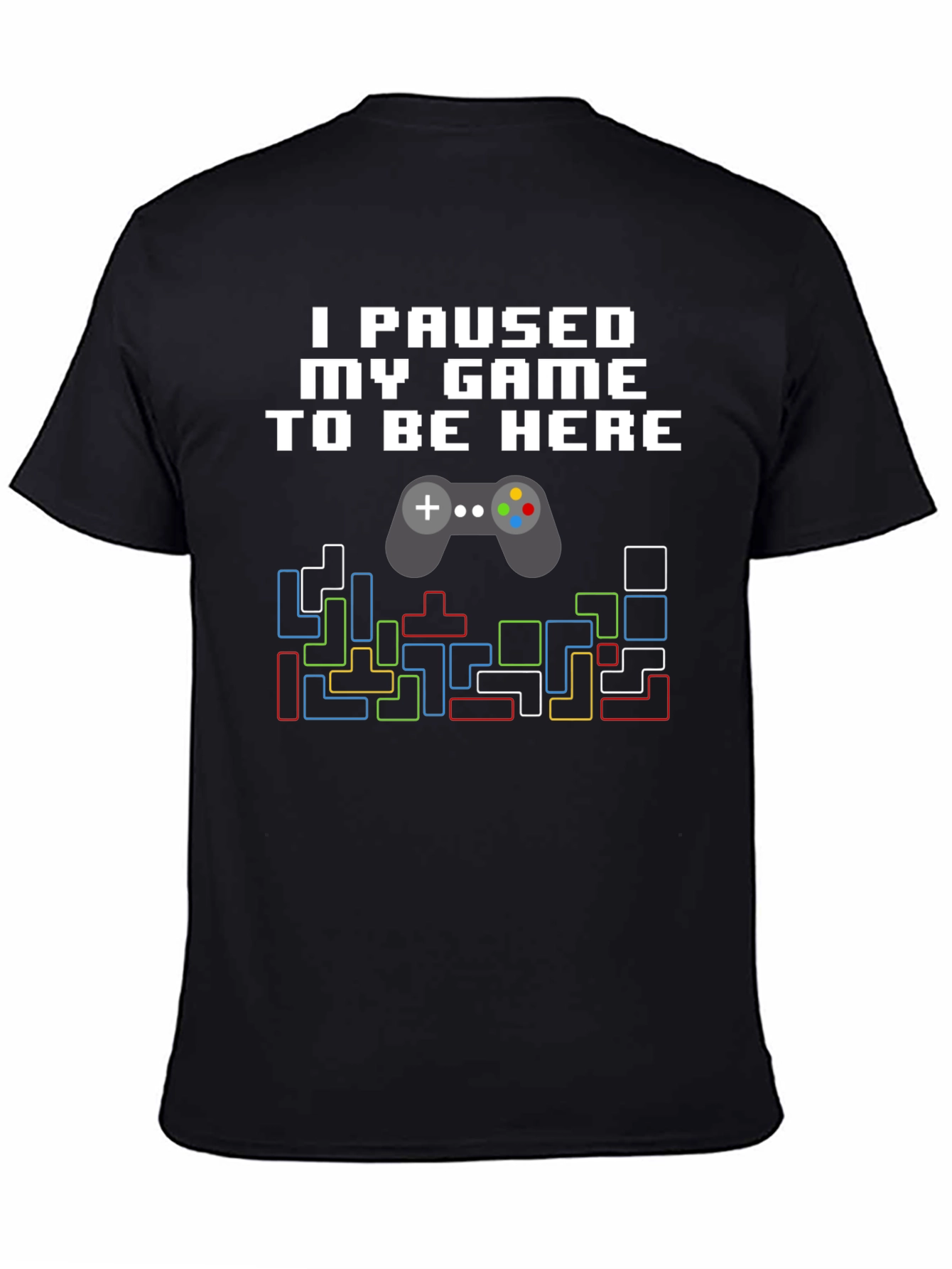 Funny Gamer Graphic Tee - I Paused My Game