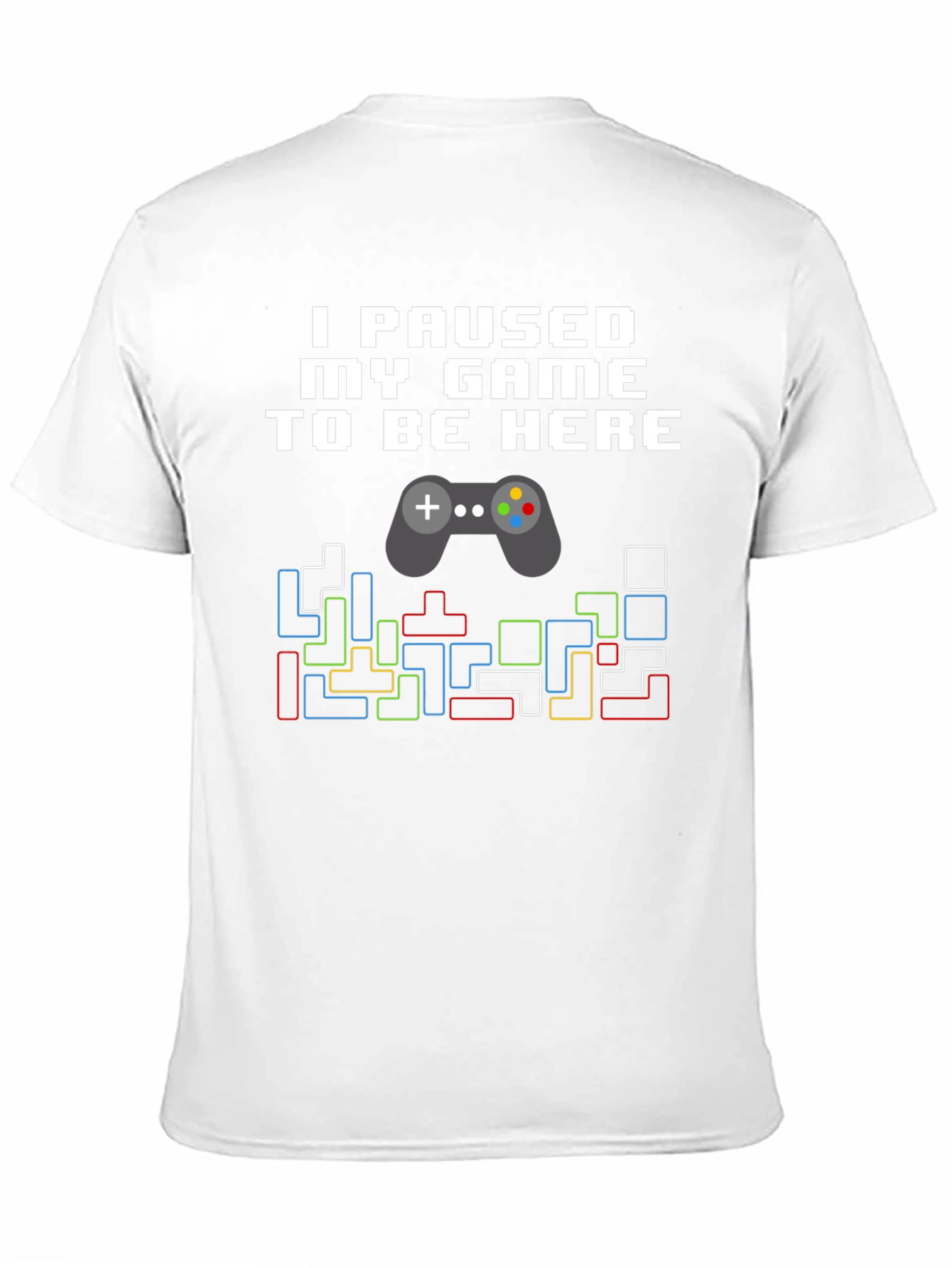 Funny Gamer Graphic Tee - I Paused My Game