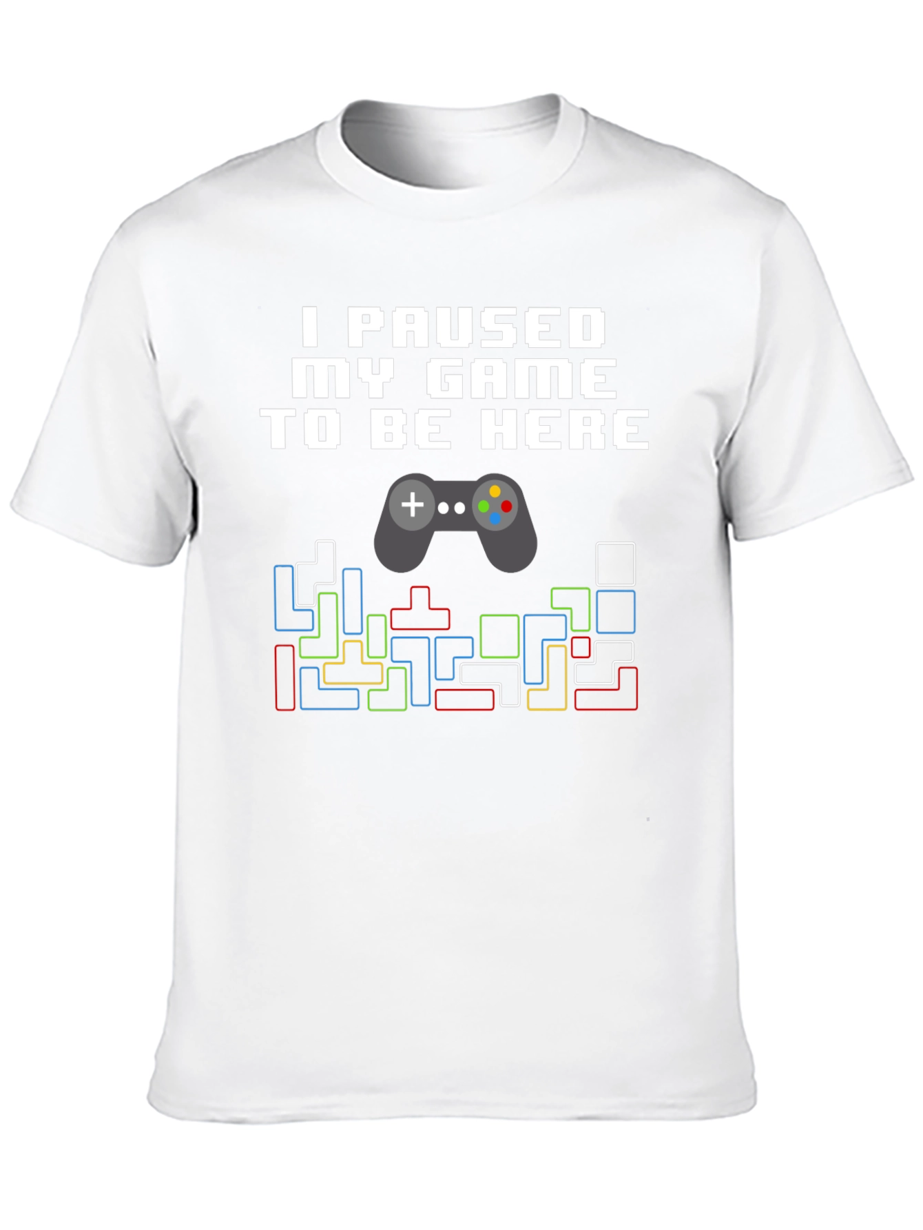 Funny Gamer Graphic Tee - I Paused My Game