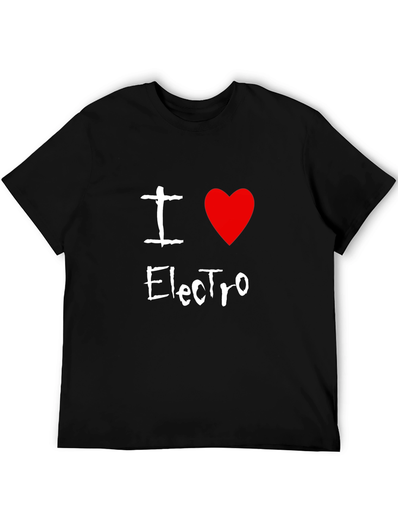 I Love Electro Black T-Shirt