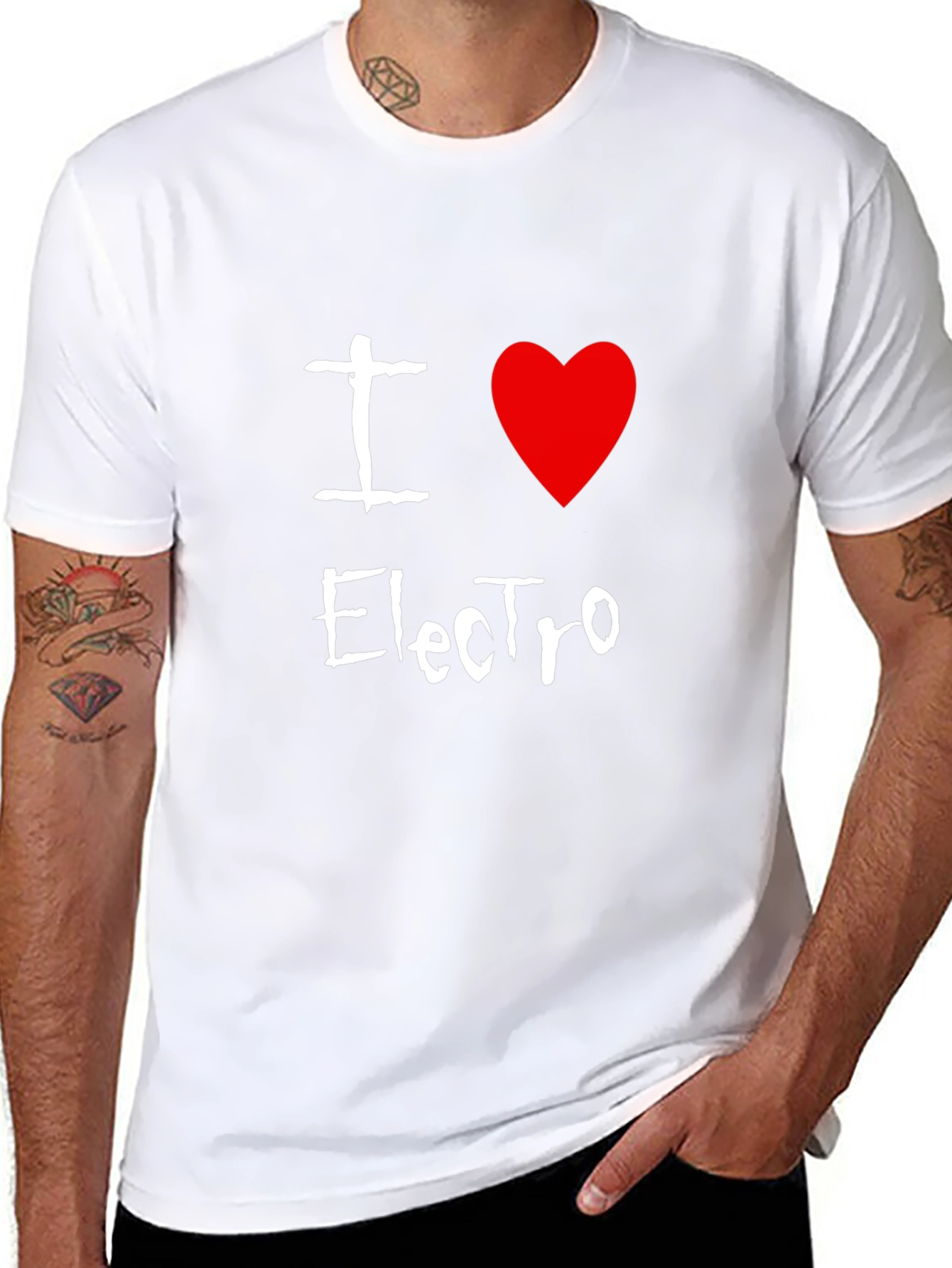I Love Electro Black T-Shirt