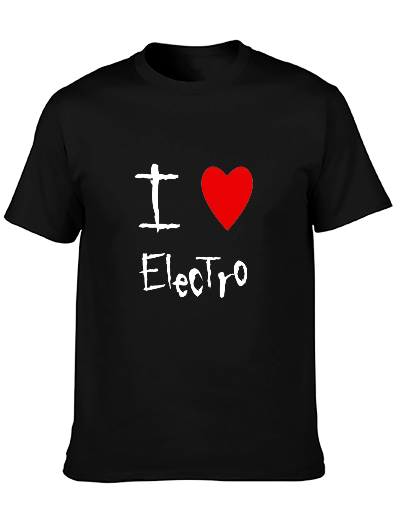 I Love Electro Black T-Shirt