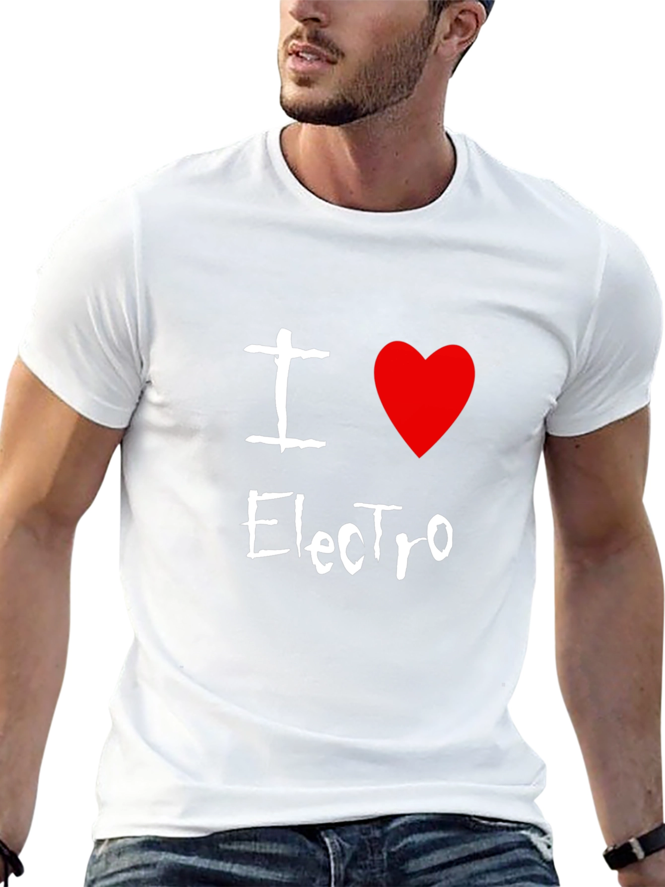 I Love Electro Black T-Shirt