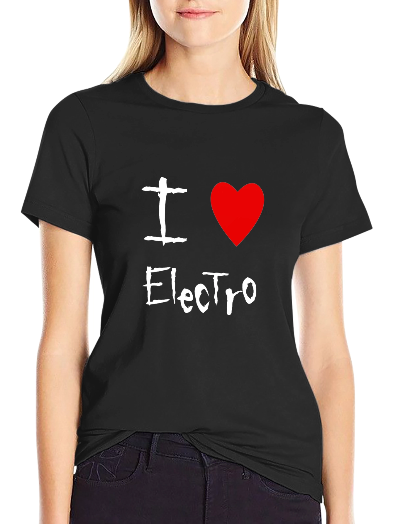 I Love Electro Black T-Shirt