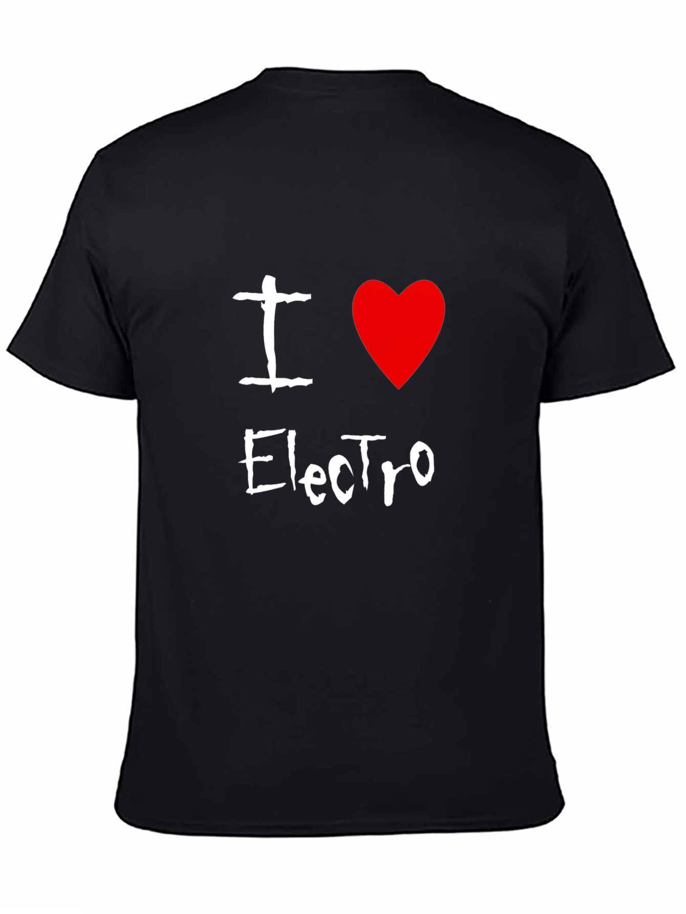 I Love Electro Black T-Shirt