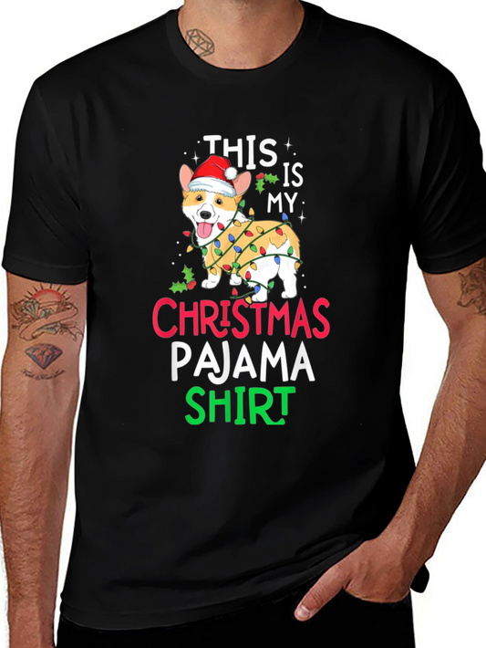 Christmas Pajama Dog T-Shirt