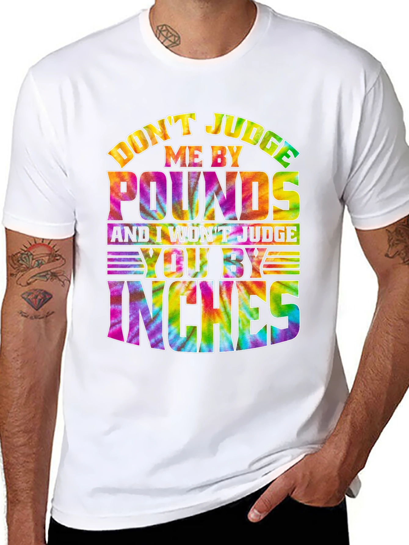 Dont Judge Me T-Shirt - Tie Dye Graphic Tee