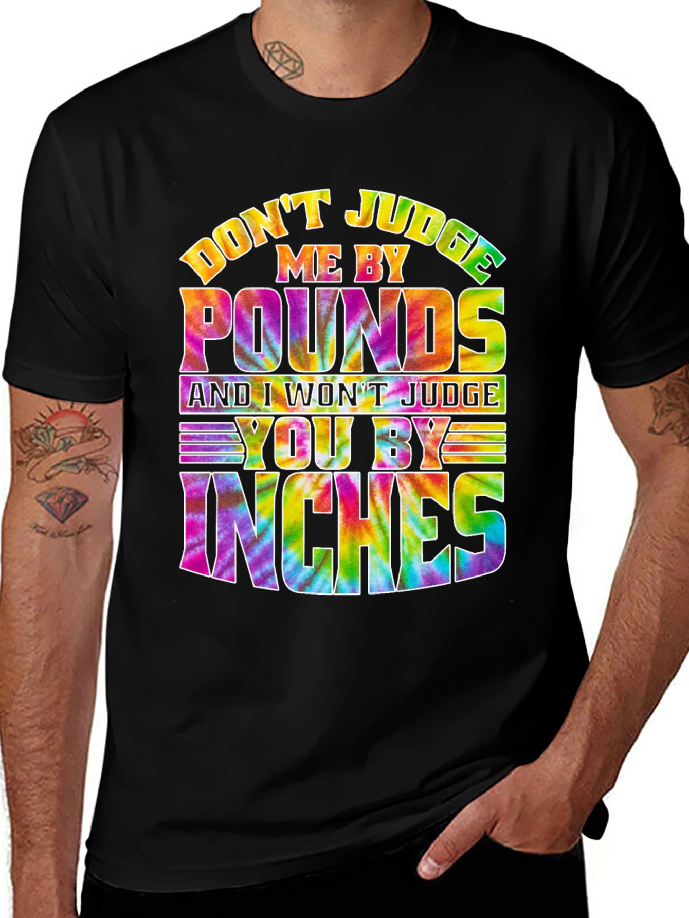 Dont Judge Me T-Shirt - Tie Dye Graphic Tee