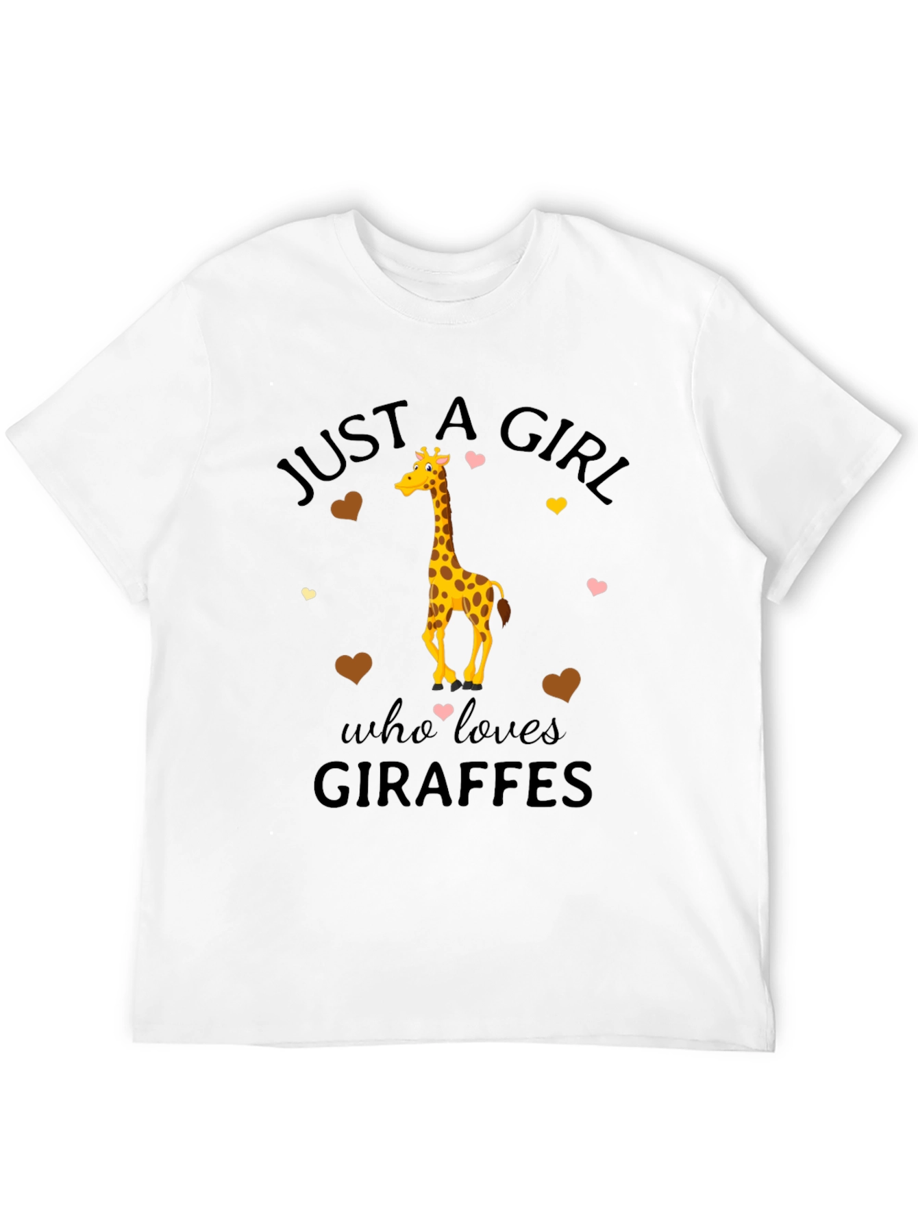 Just A Girl Who Loves Giraffes T-Shirt