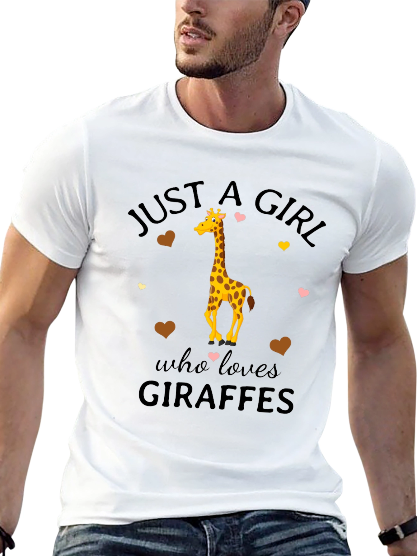 Just A Girl Who Loves Giraffes T-Shirt