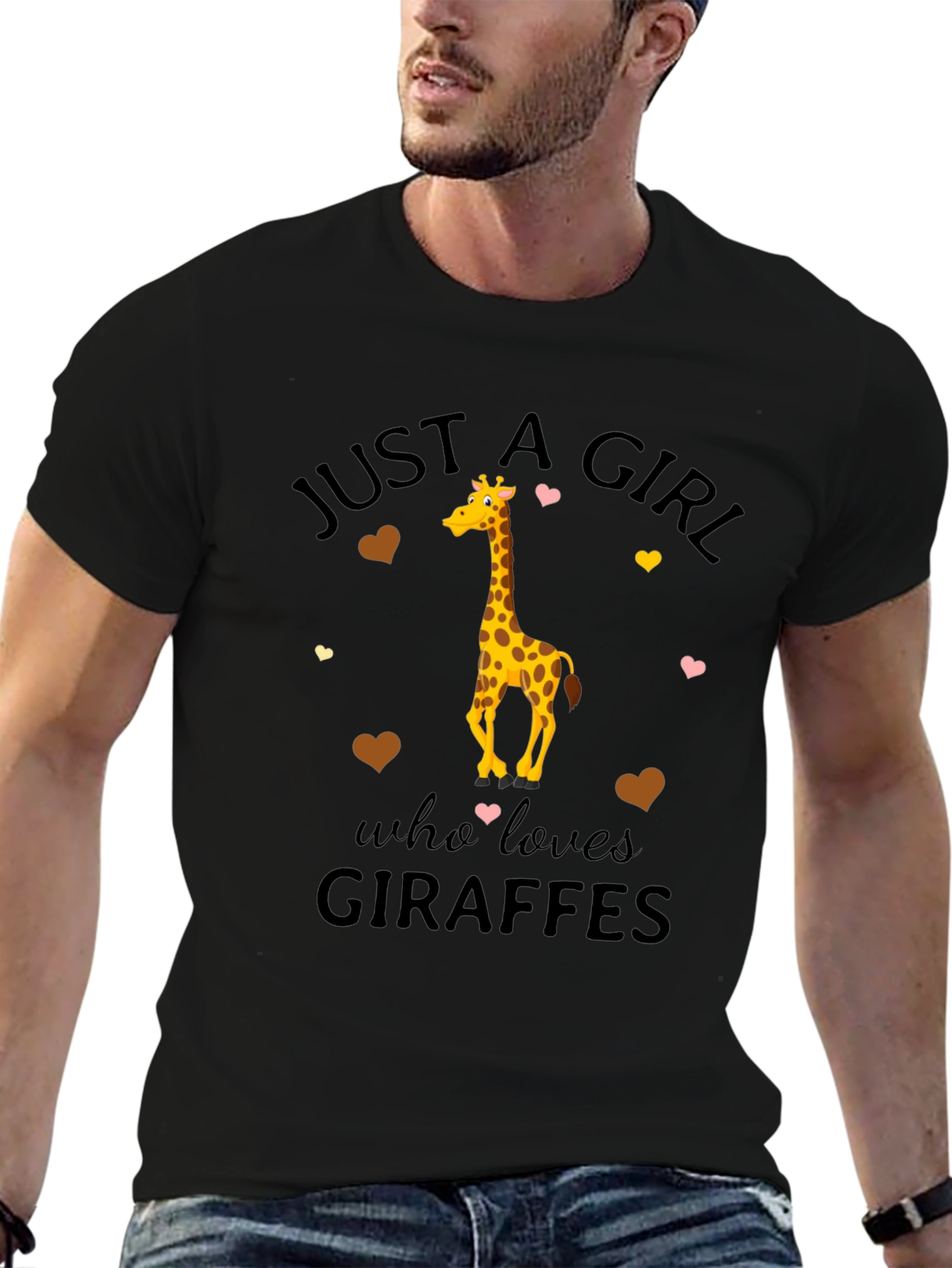 Just A Girl Who Loves Giraffes T-Shirt