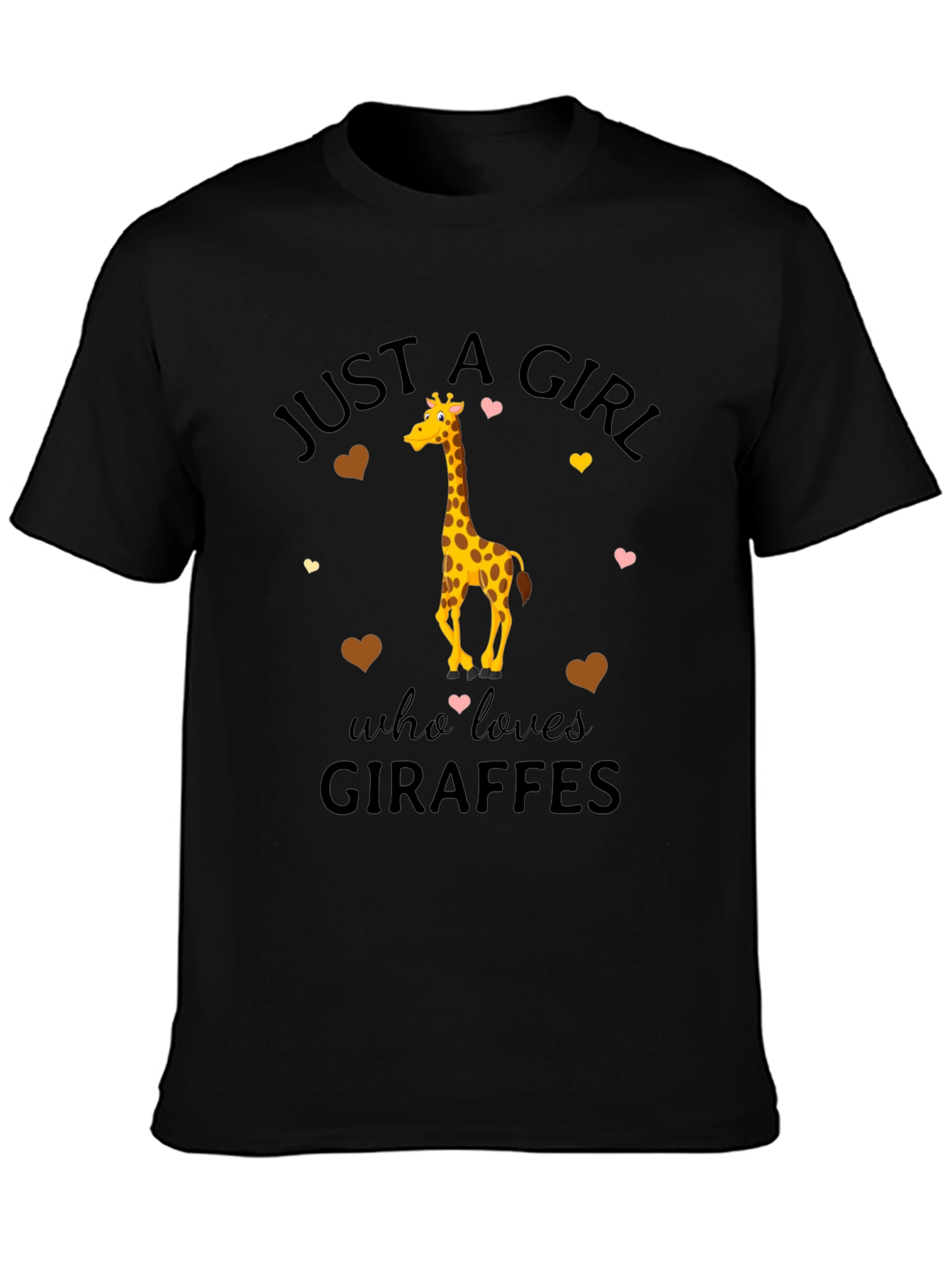 Just A Girl Who Loves Giraffes T-Shirt