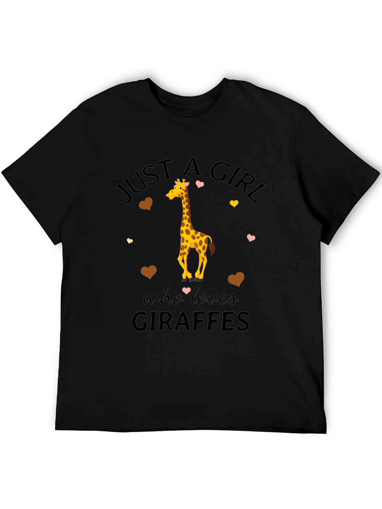 Just A Girl Who Loves Giraffes T-Shirt