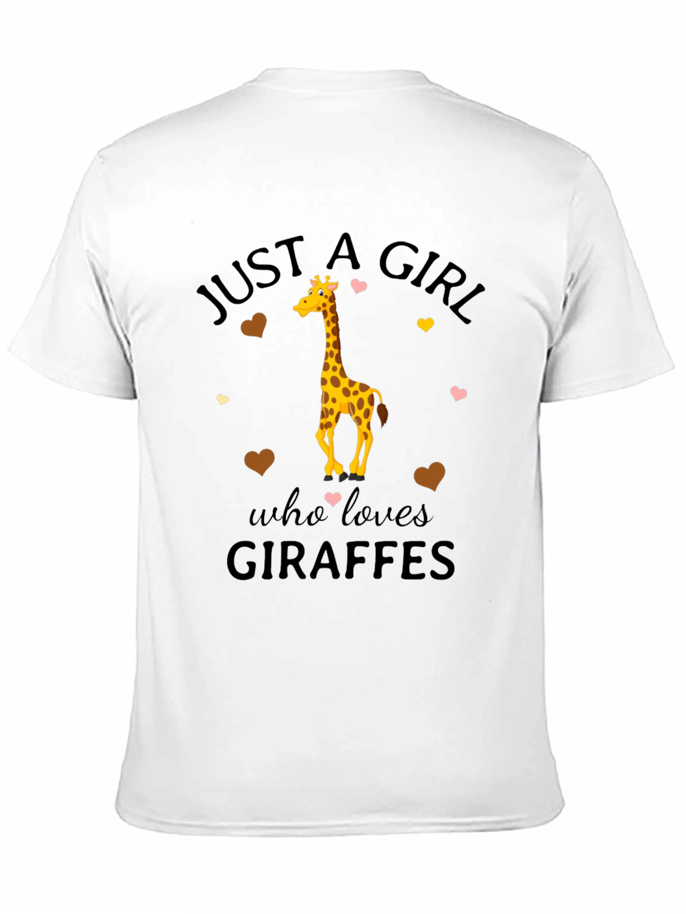 Just A Girl Who Loves Giraffes T-Shirt