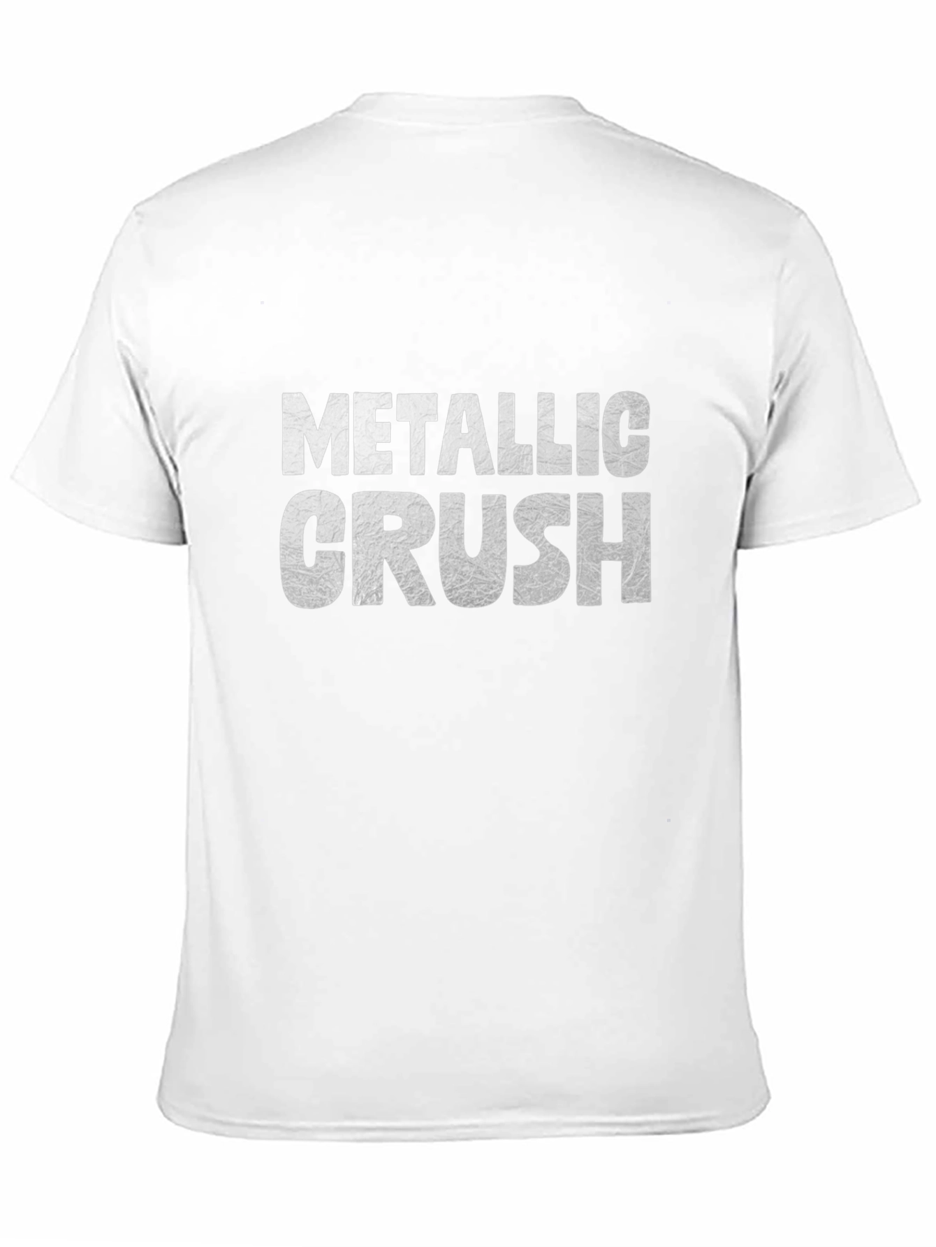 Metallic Crush Black T-Shirt