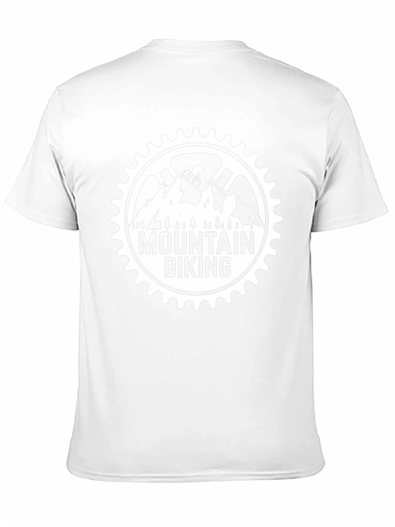Mountain Biking Graphic Tee - Black