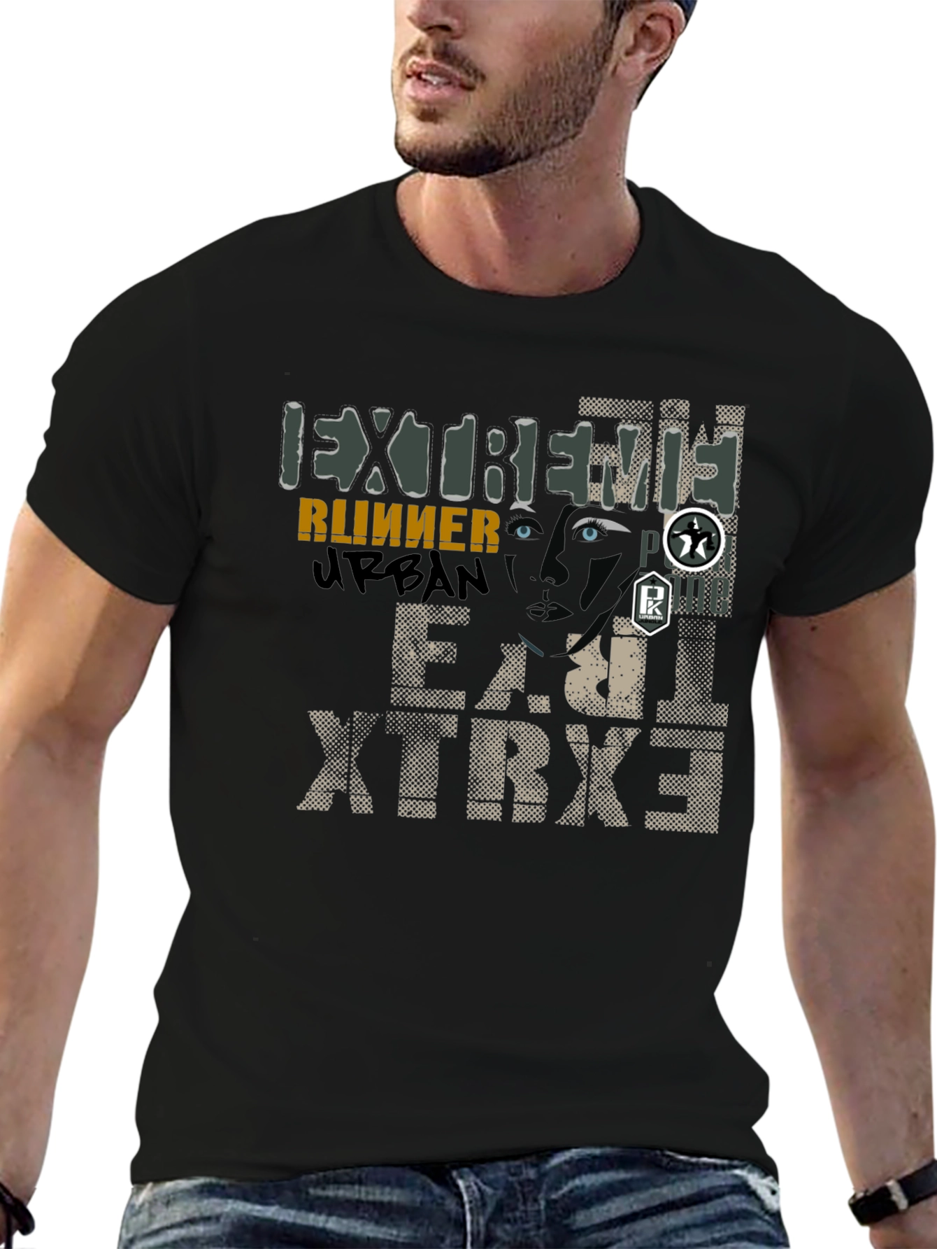 Extreme Runner Urban Graphic Print T-Shirt