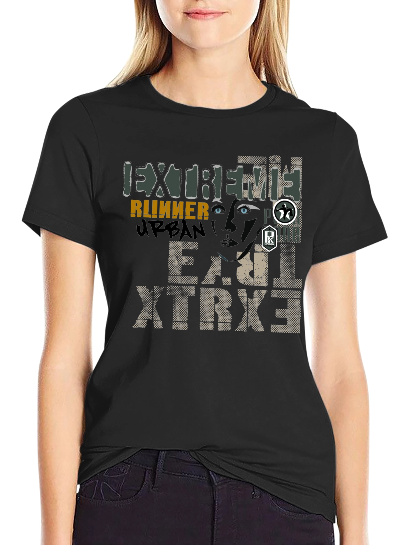 Extreme Runner Urban Graphic Print T-Shirt