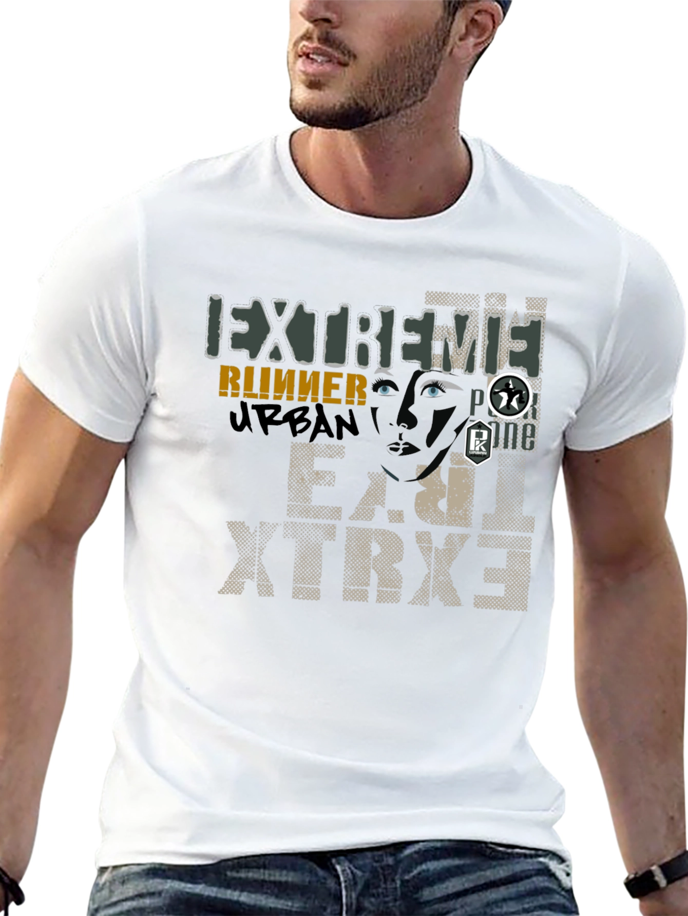 Extreme Runner Urban Graphic Print T-Shirt