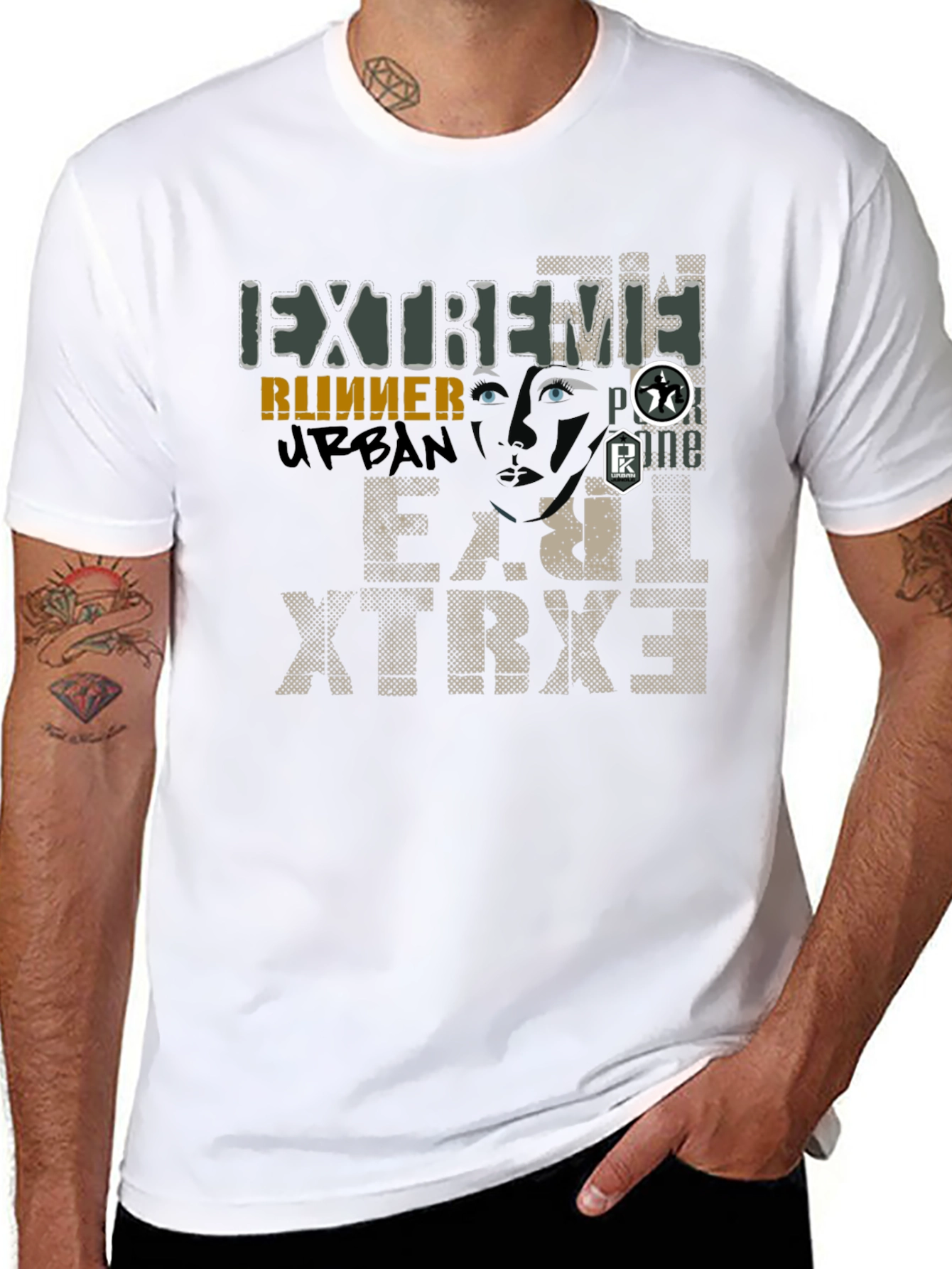 Extreme Runner Urban Graphic Print T-Shirt
