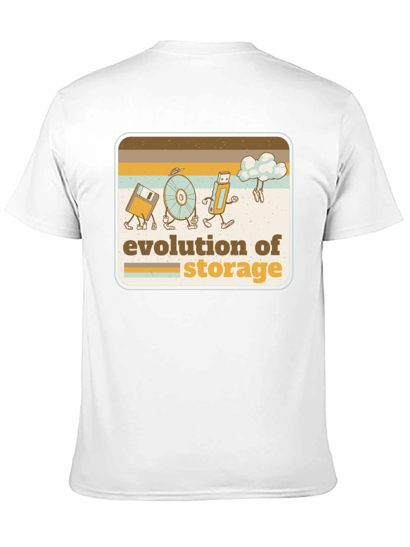 Evolution of Storage Retro T-Shirt