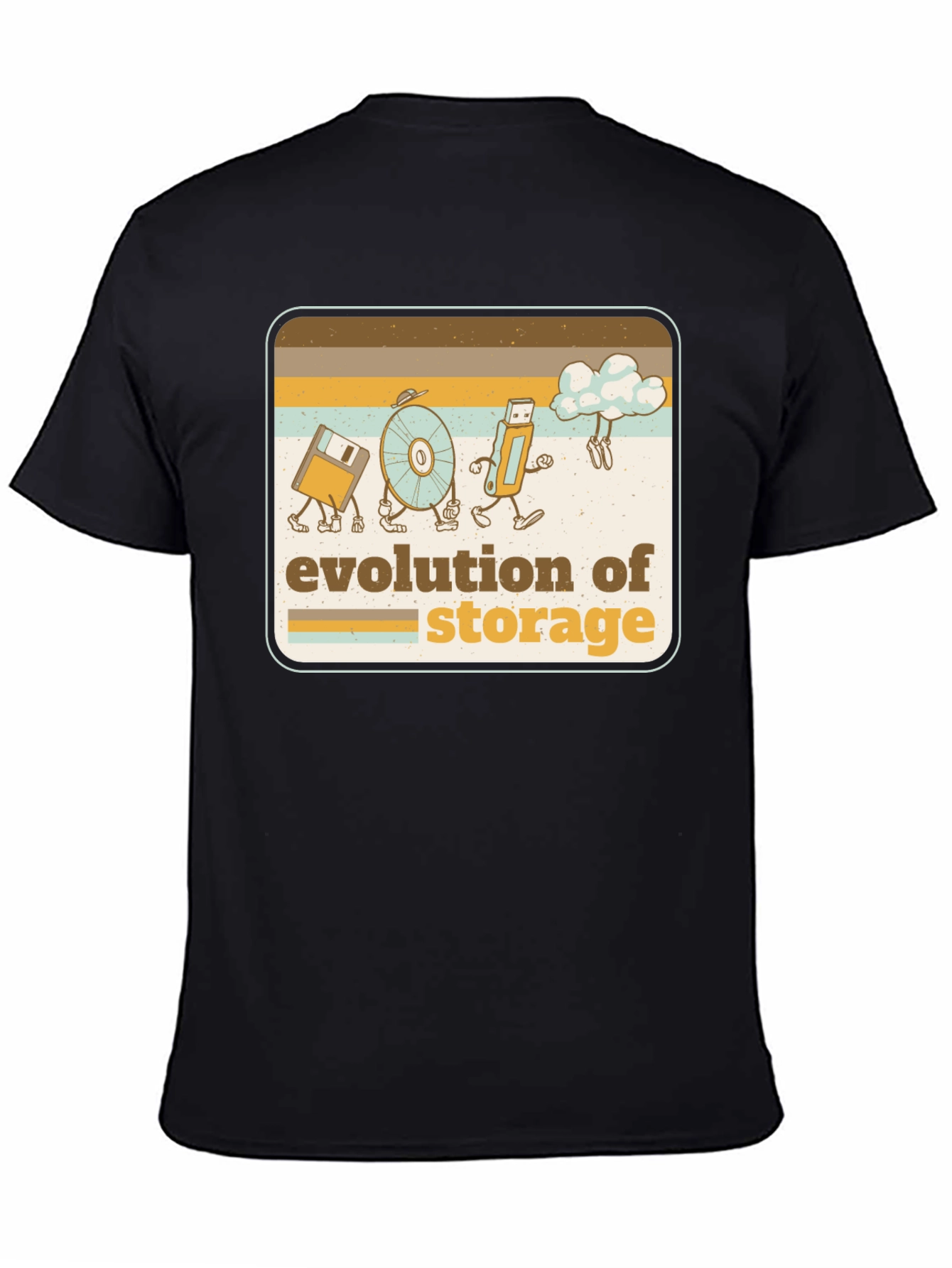 Evolution of Storage Retro T-Shirt