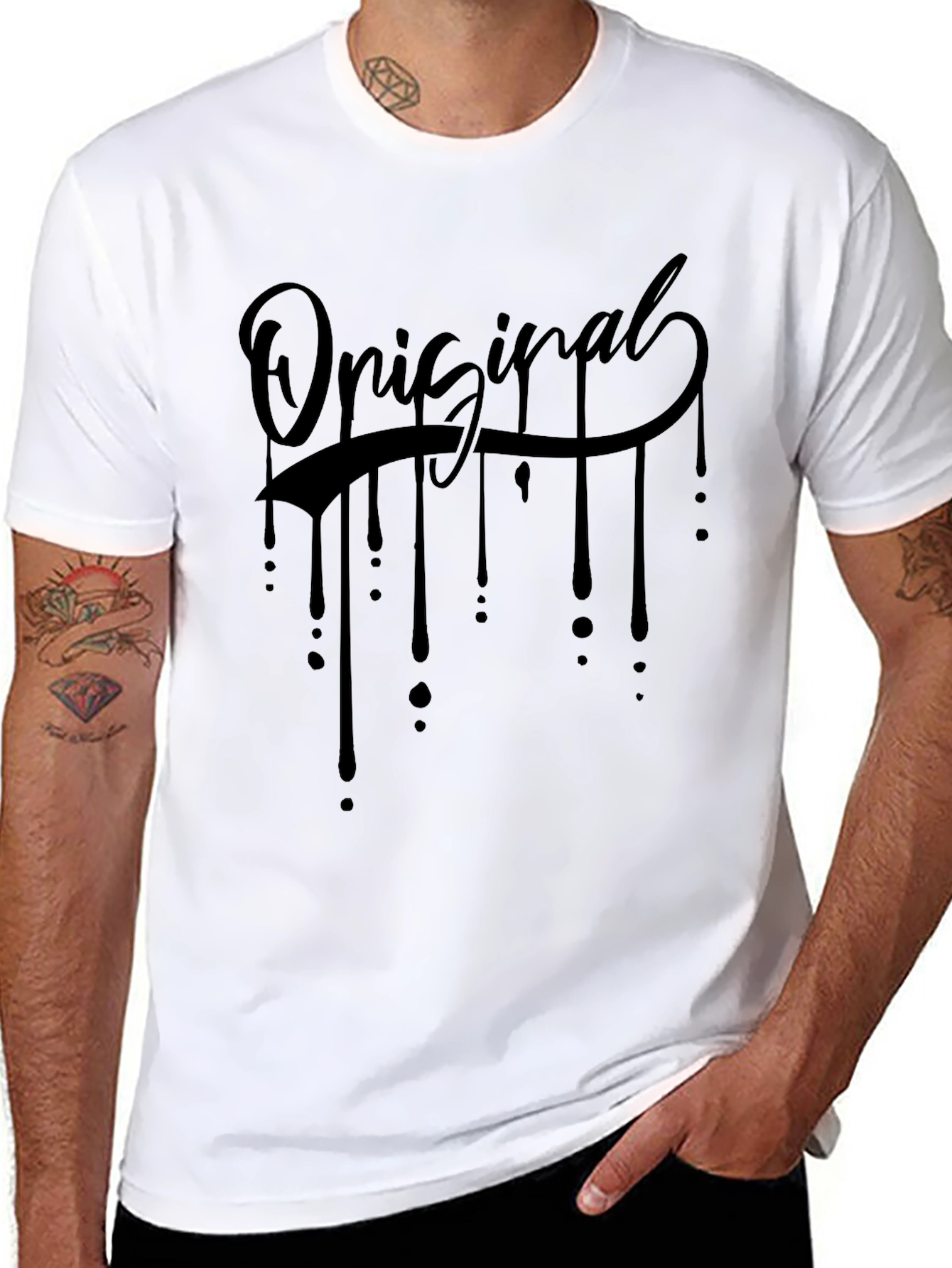 Original Black Drip Graphic Tee
