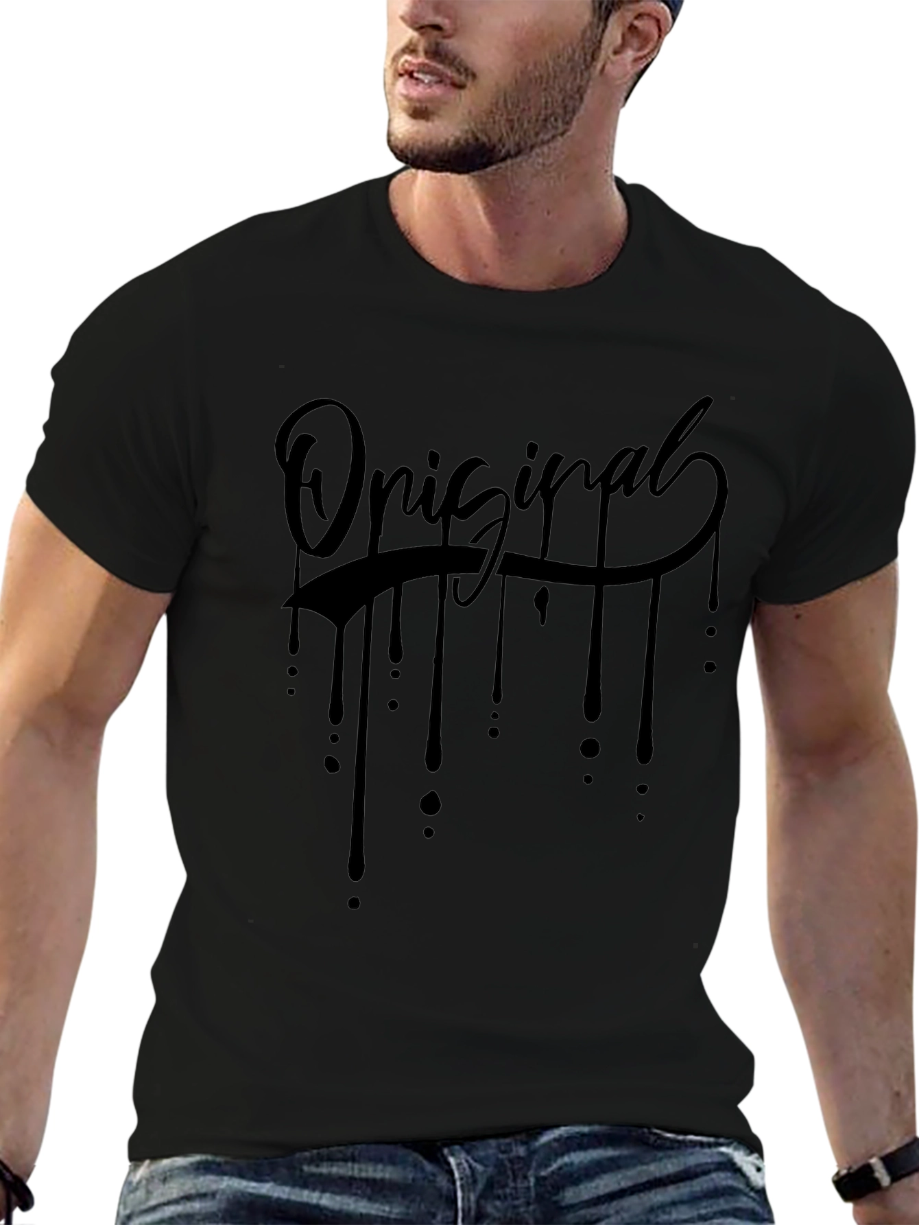 Original Black Drip Graphic Tee