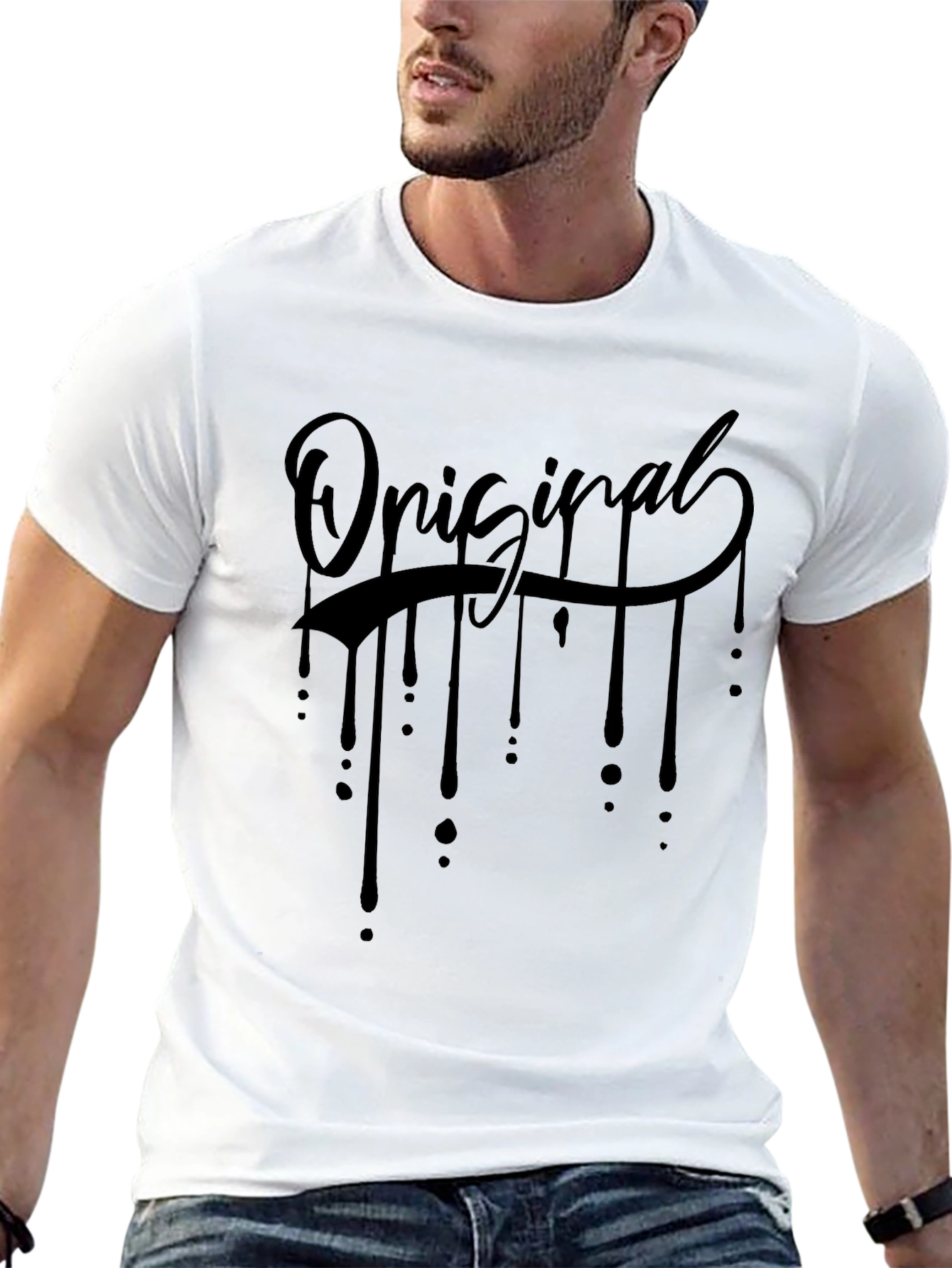 Original Black Drip Graphic Tee
