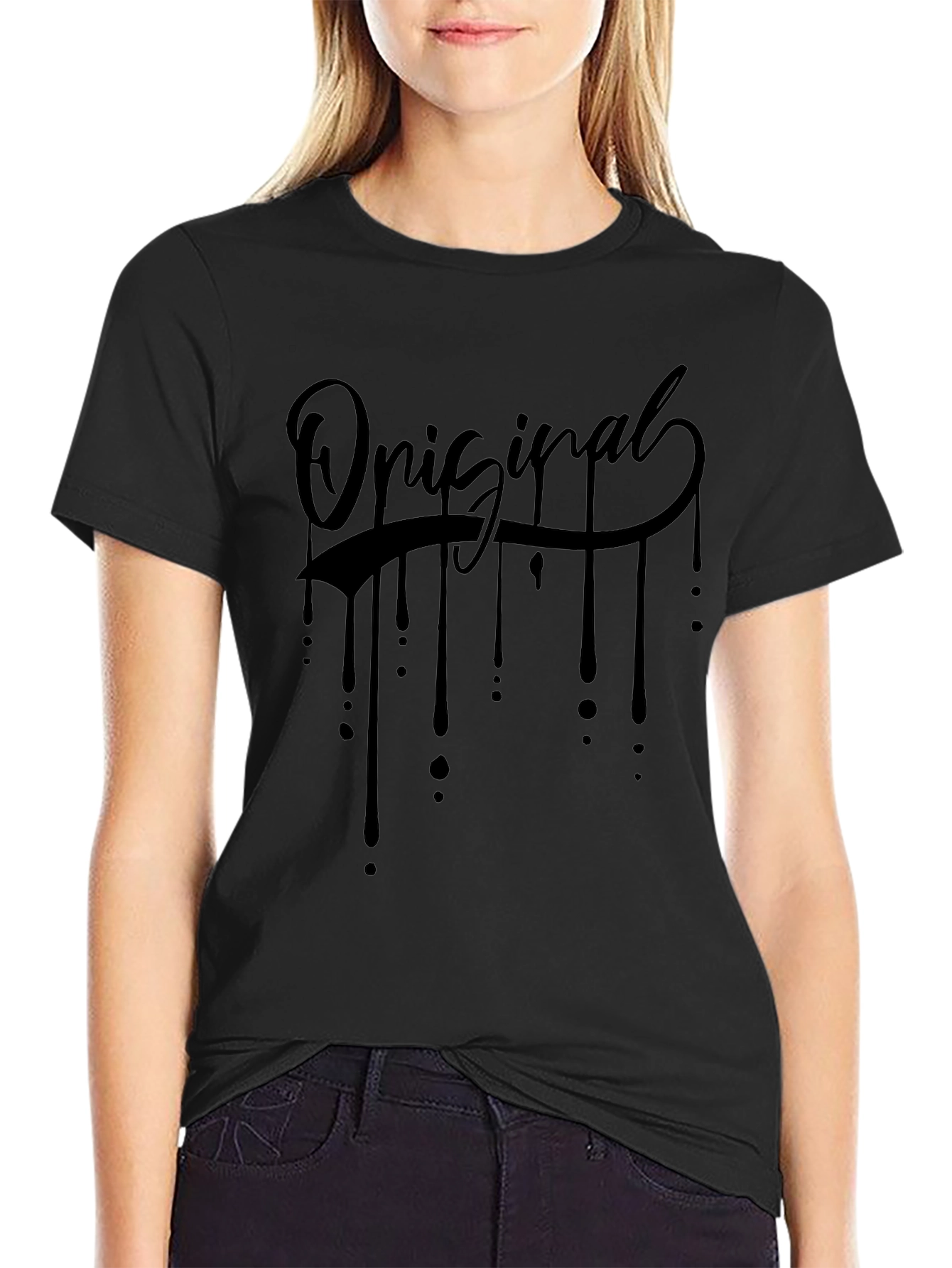 Original Black Drip Graphic Tee
