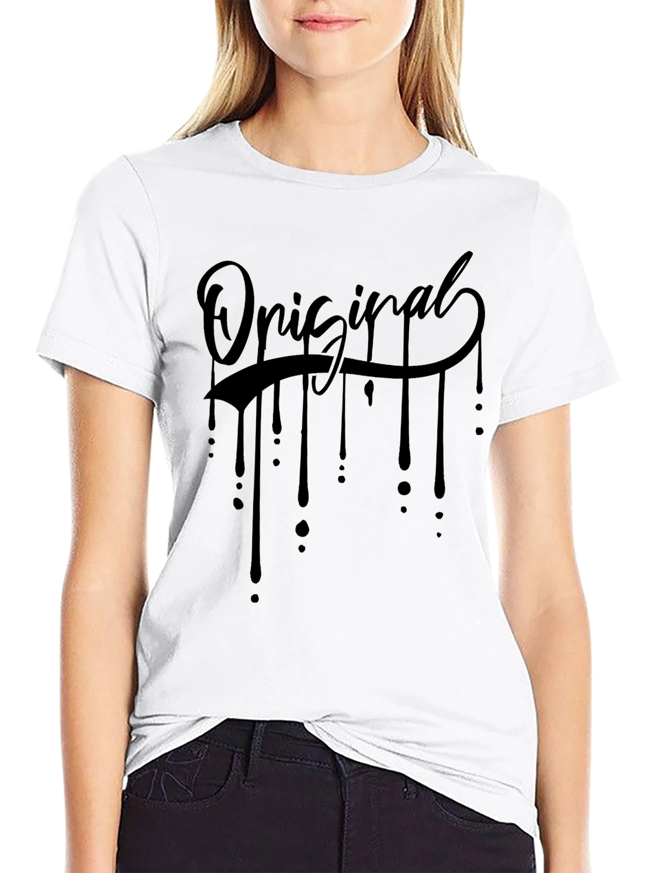 Original Black Drip Graphic Tee