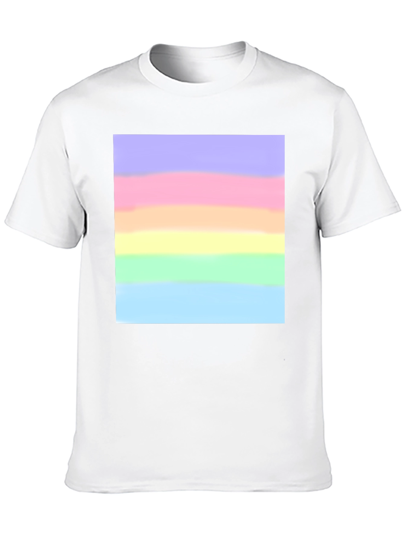 Pastel Rainbow Graphic T-Shirt