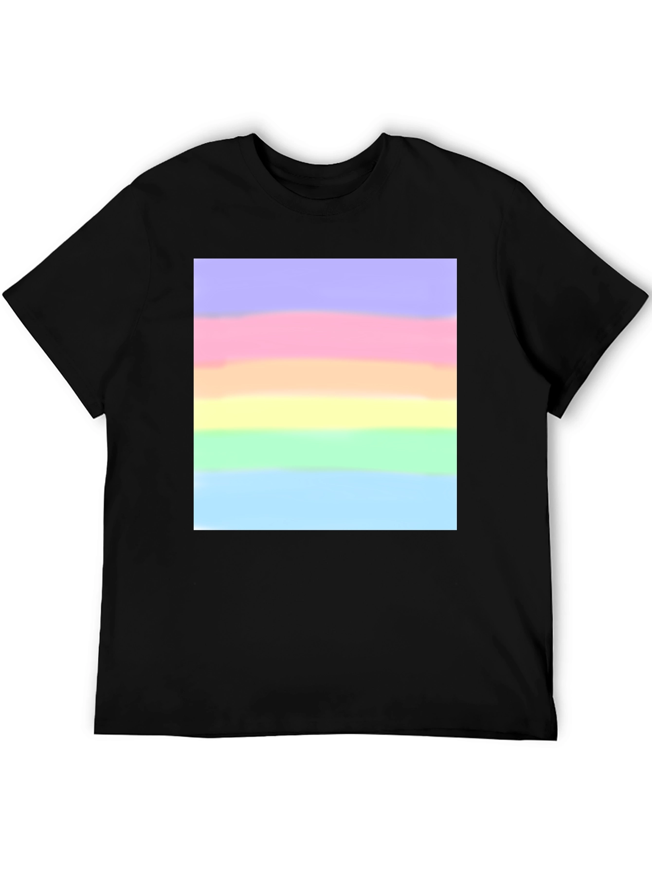 Pastel Rainbow Graphic T-Shirt