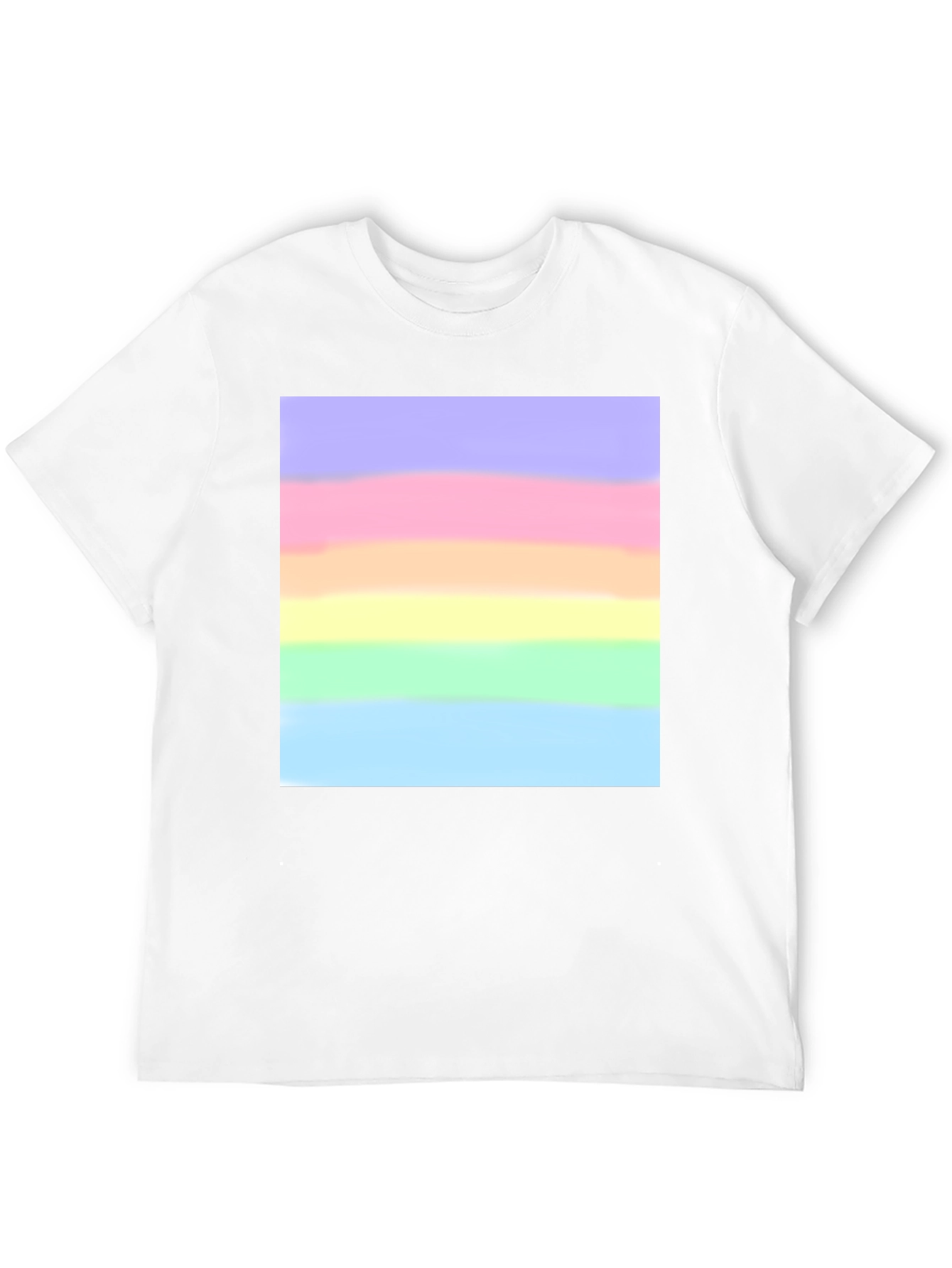 Pastel Rainbow Graphic T-Shirt