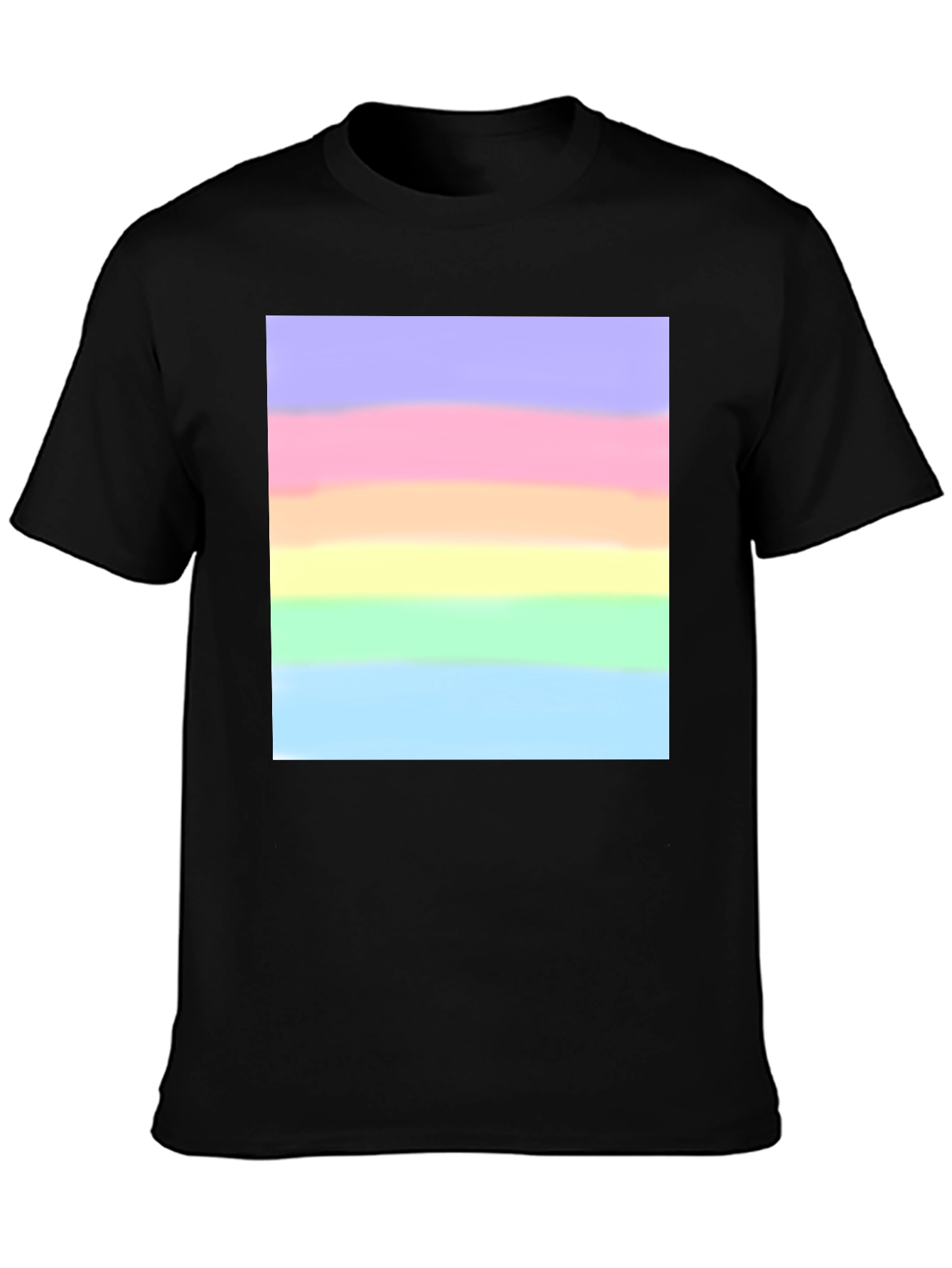 Pastel Rainbow Graphic T-Shirt