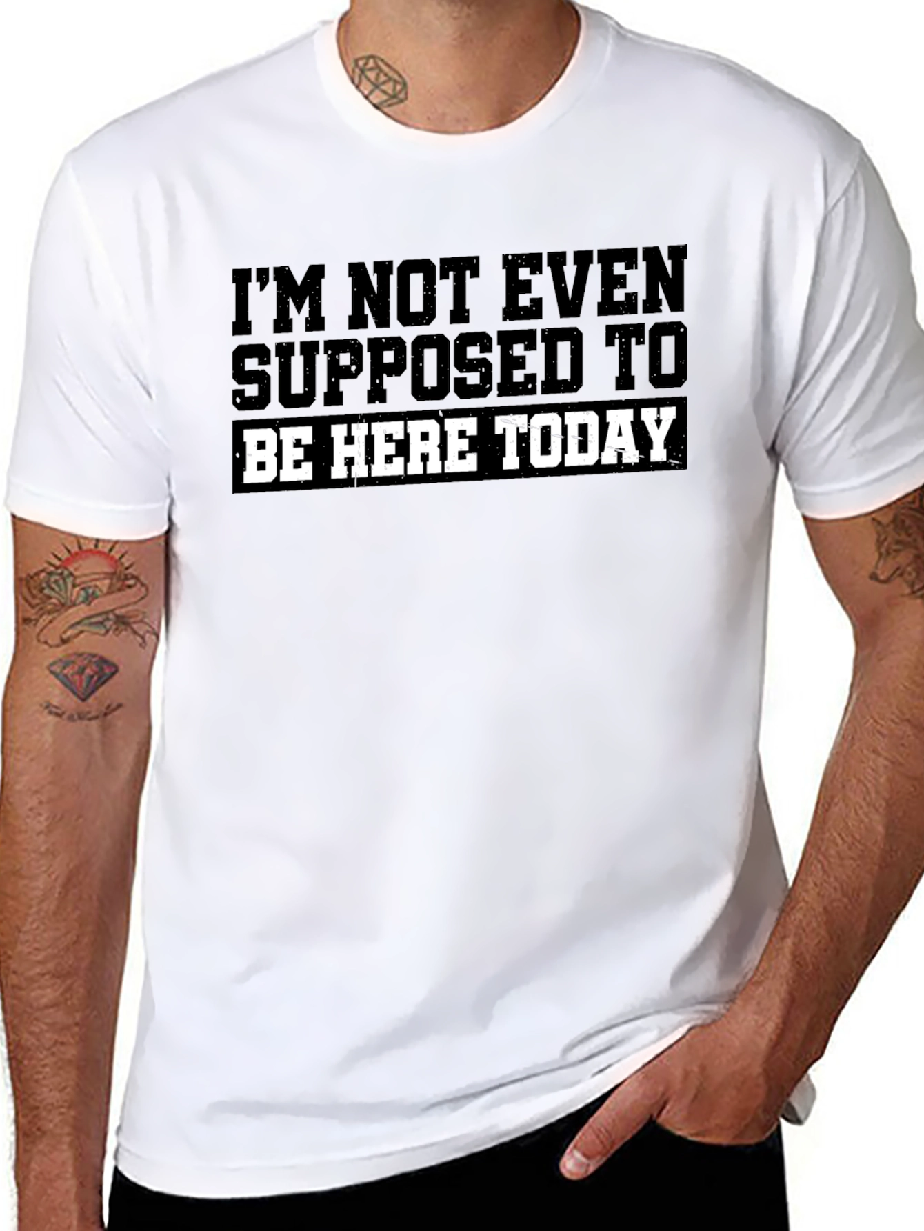 Im Not Even Supposed To Be Here Today T-Shirt