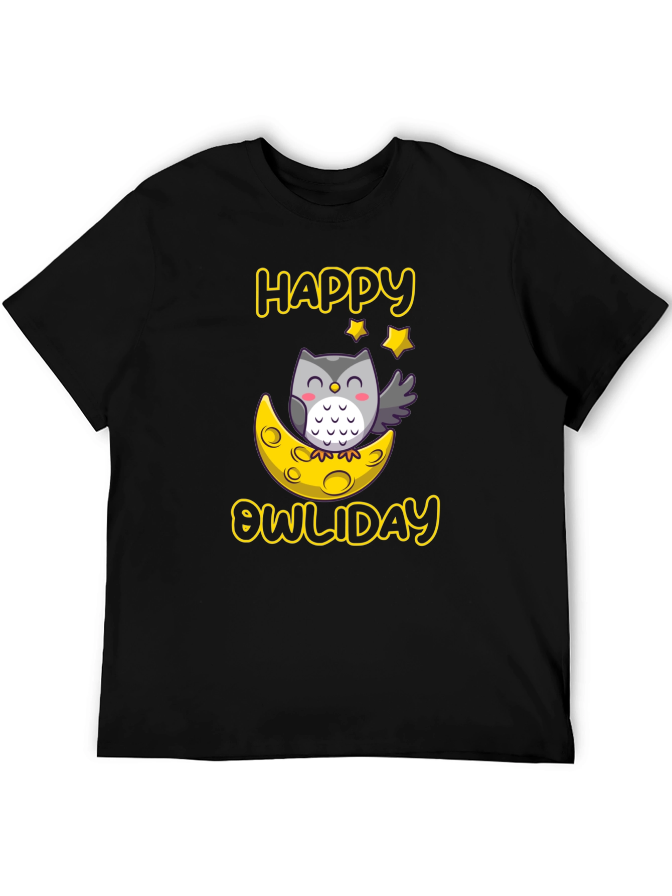 Happy Owliday T-Shirt - Cute Owl Design
