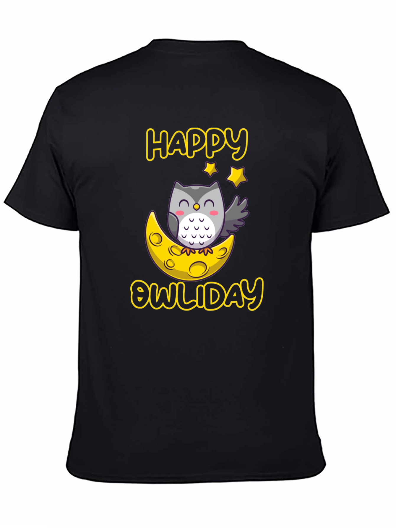 Happy Owliday T-Shirt - Cute Owl Design
