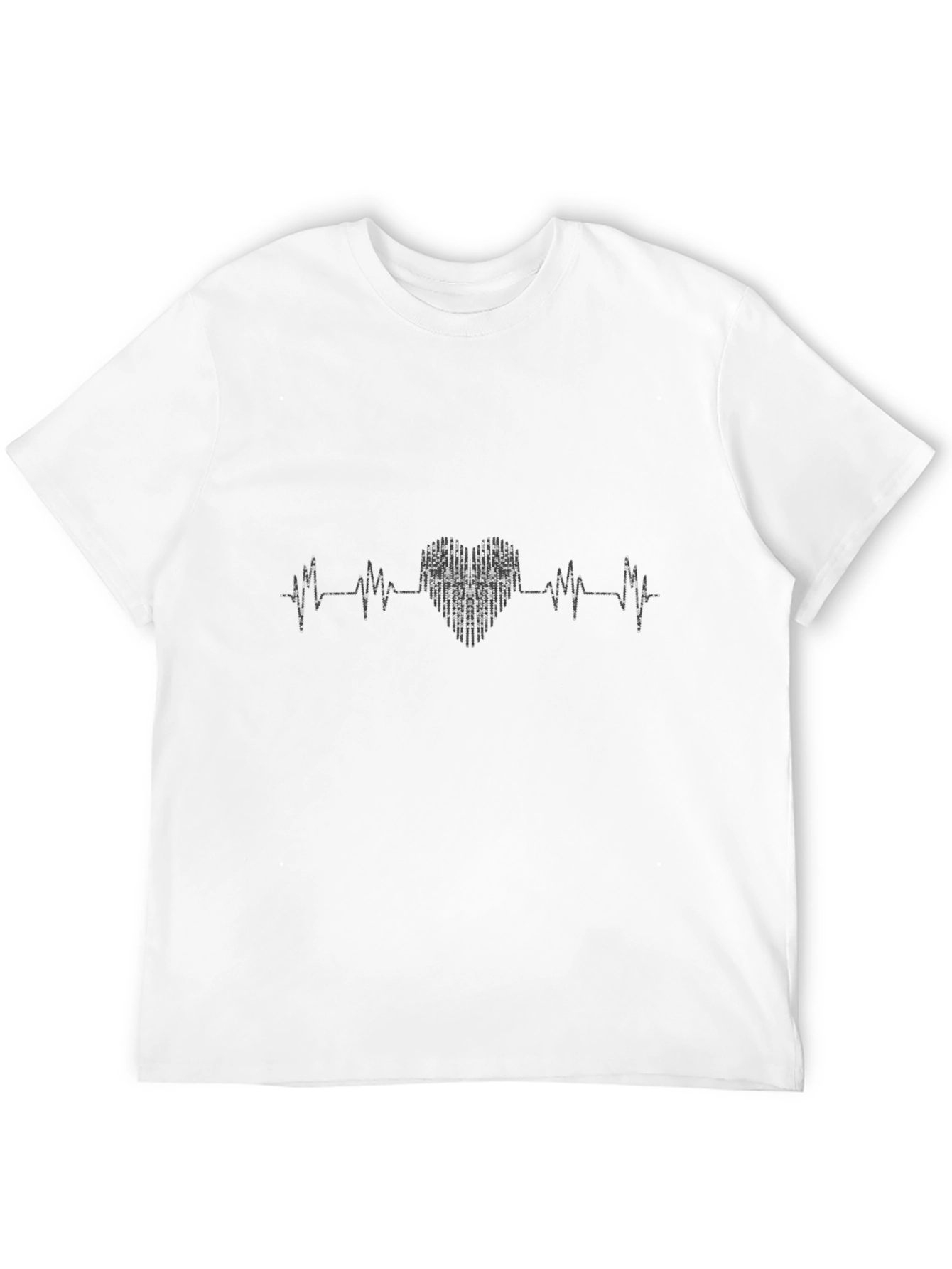 Heartbeat Heartline Graphic Tee - Black