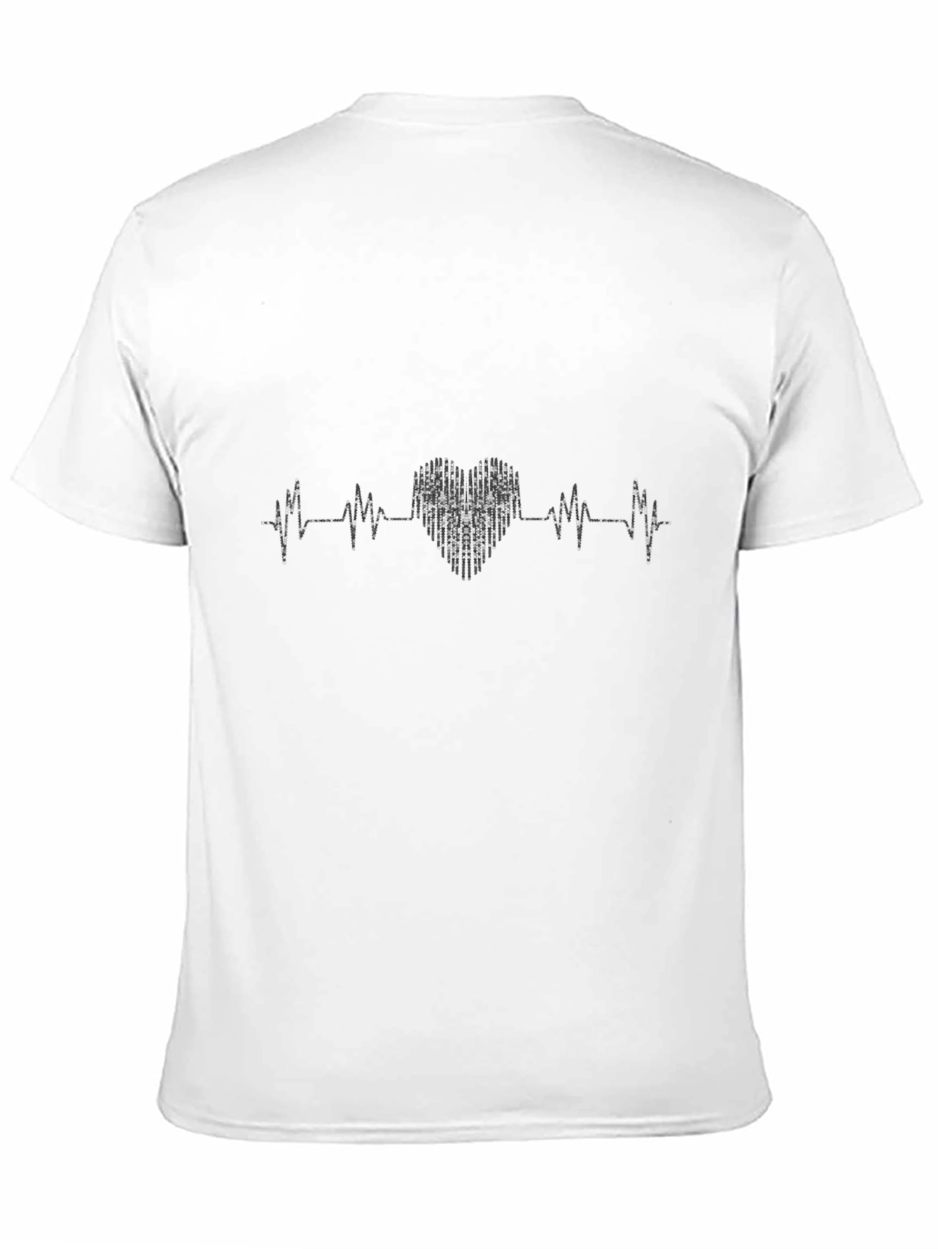 Heartbeat Heartline Graphic Tee - Black