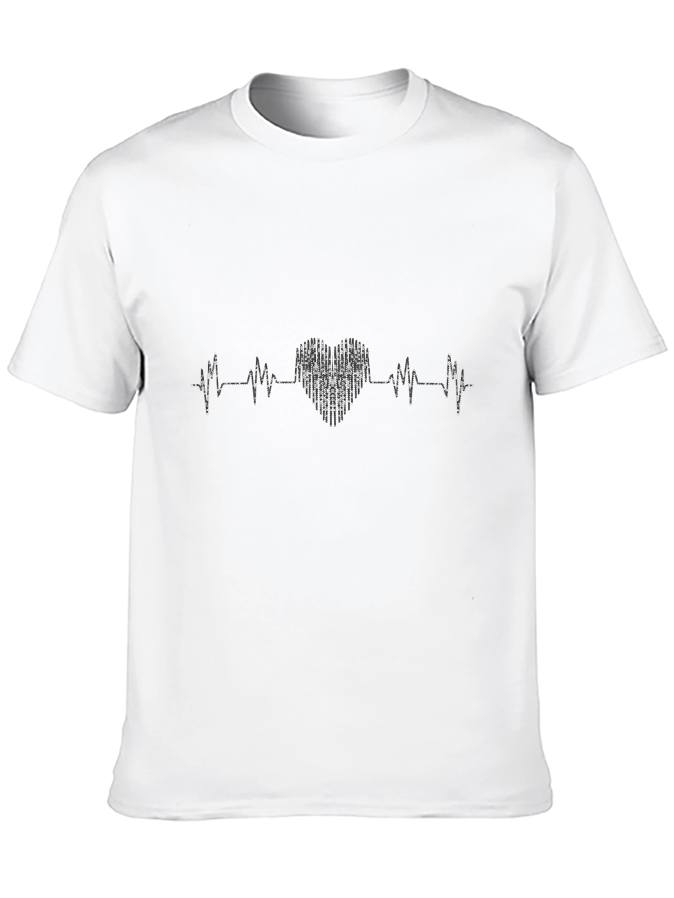 Heartbeat Heartline Graphic Tee - Black