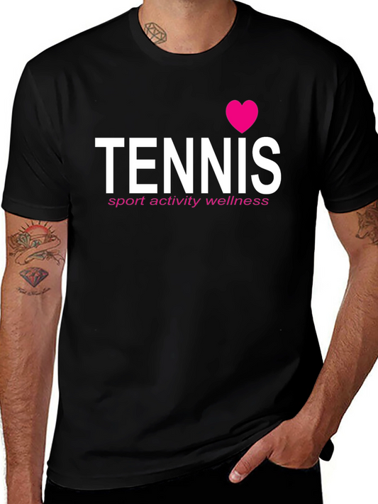 Tennis Love Graphic Tee - Sporty & Stylish
