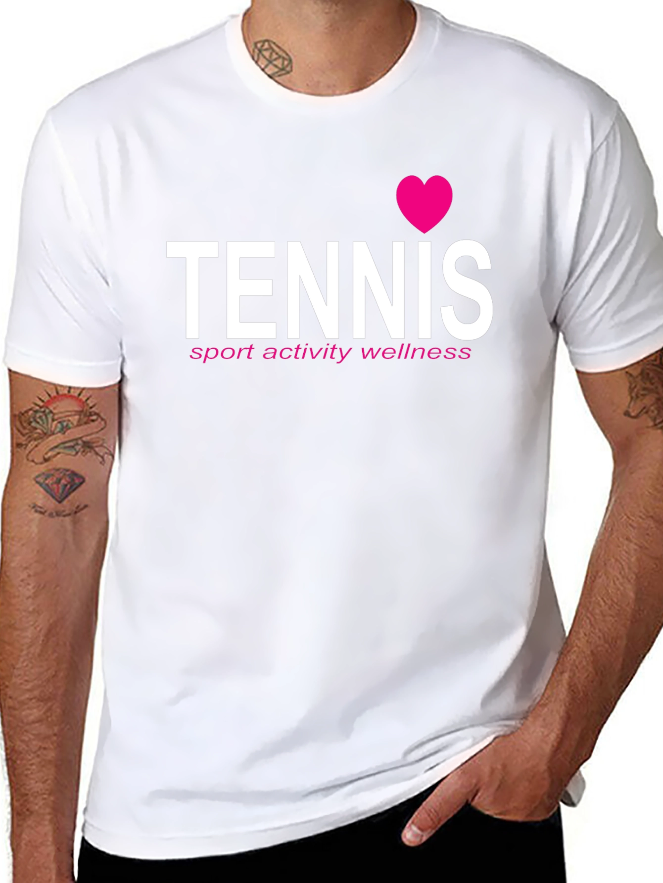 Tennis Love Graphic Tee - Sporty & Stylish