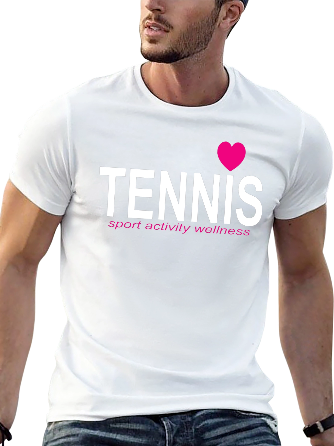 Tennis Love Graphic Tee - Sporty & Stylish
