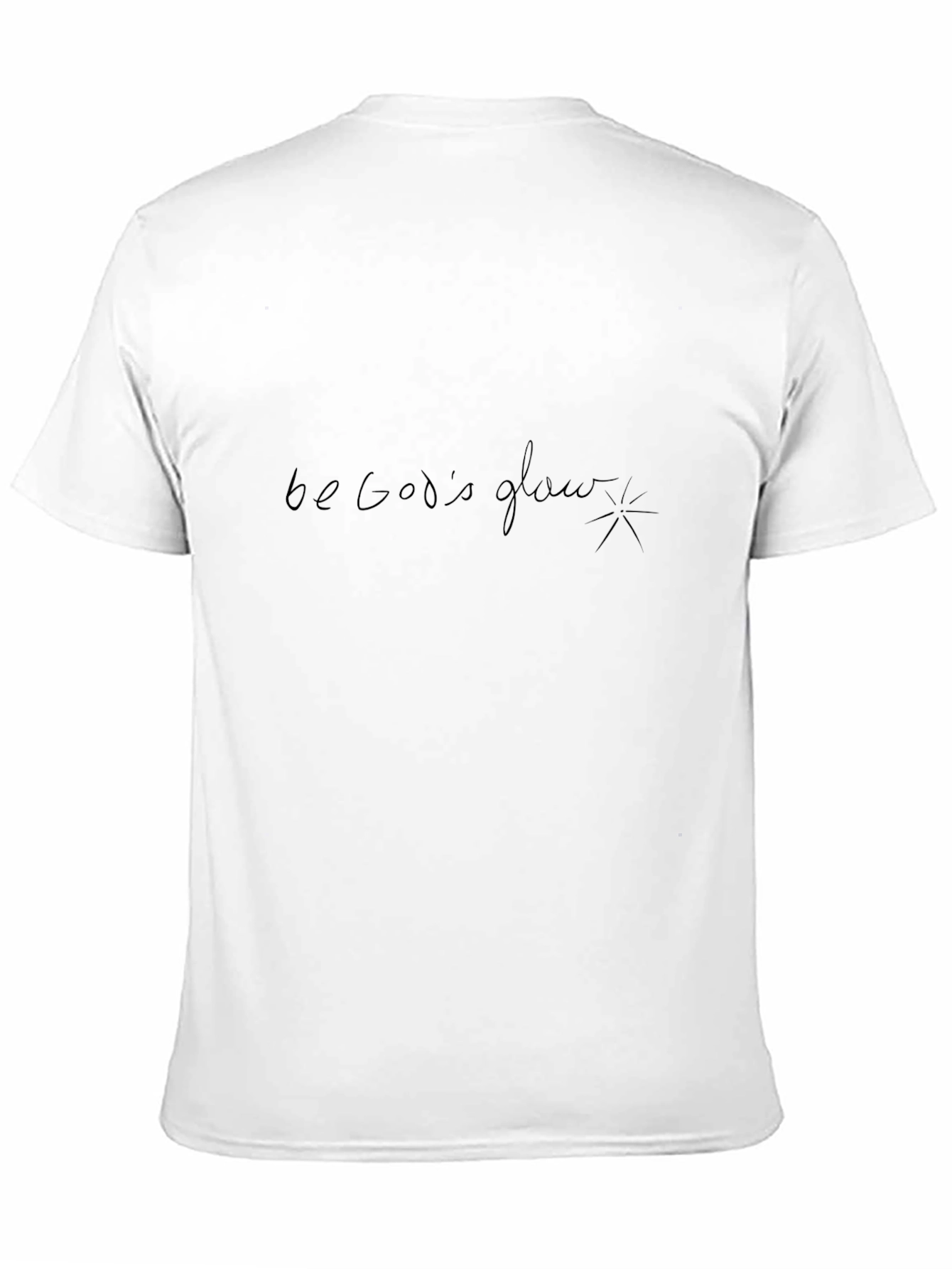Be Gods Glow Black T-Shirt